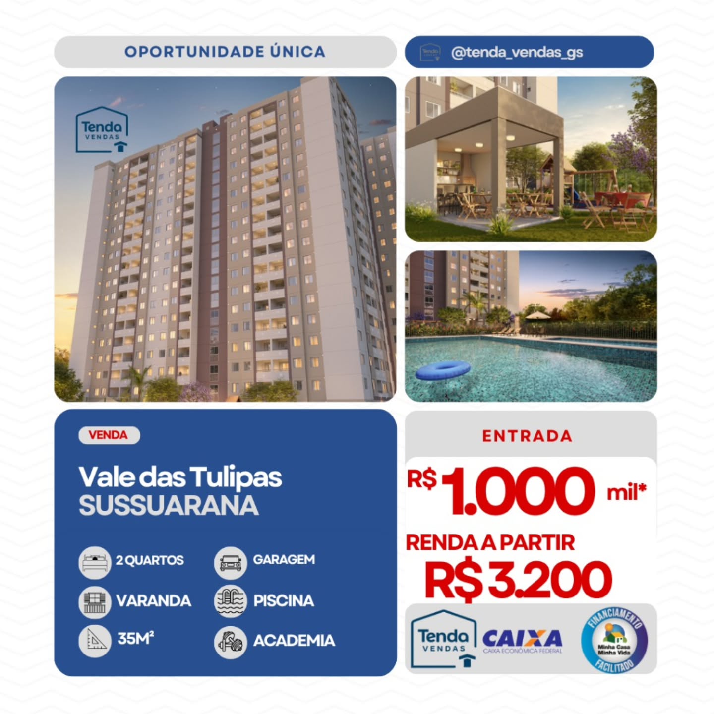 Abdala GS TENDA Facebook ad: VALE DAS TULIPAS