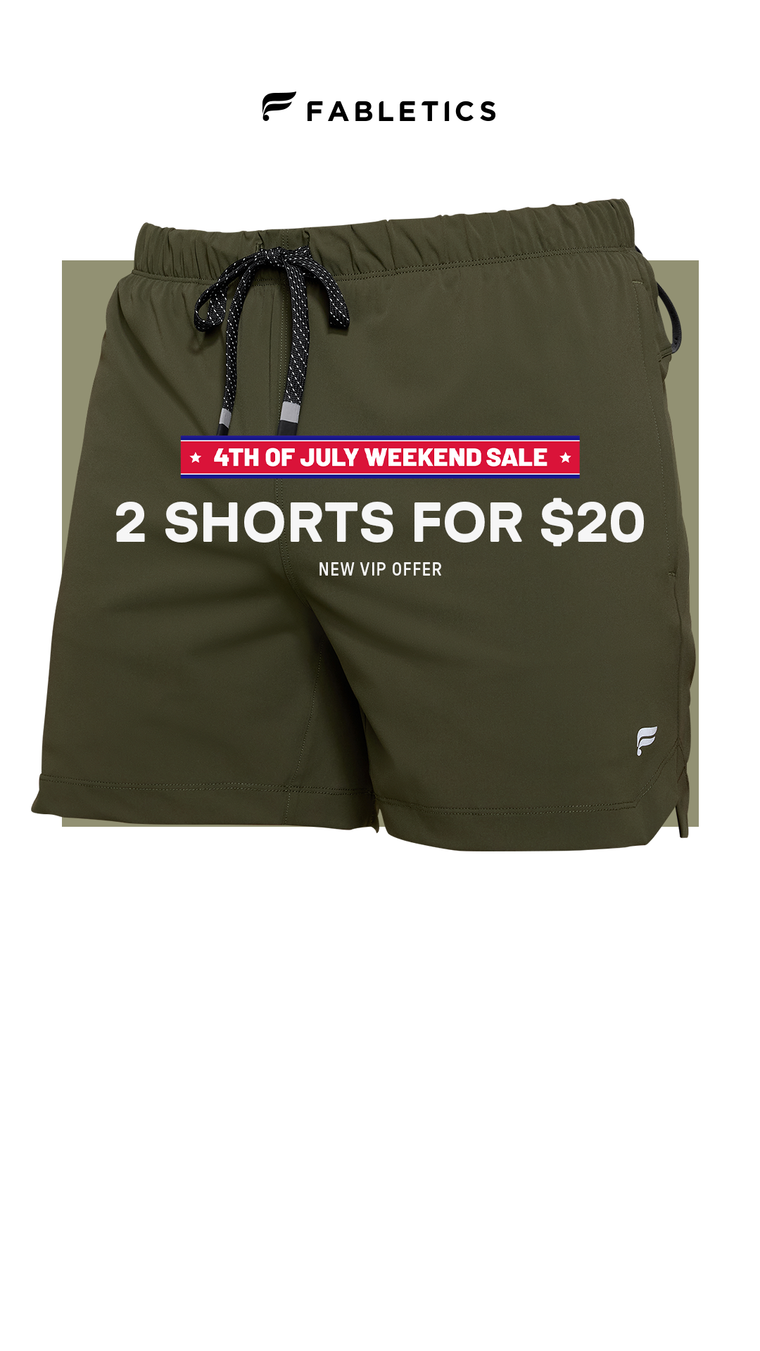 Fabletics Men Facebook ad