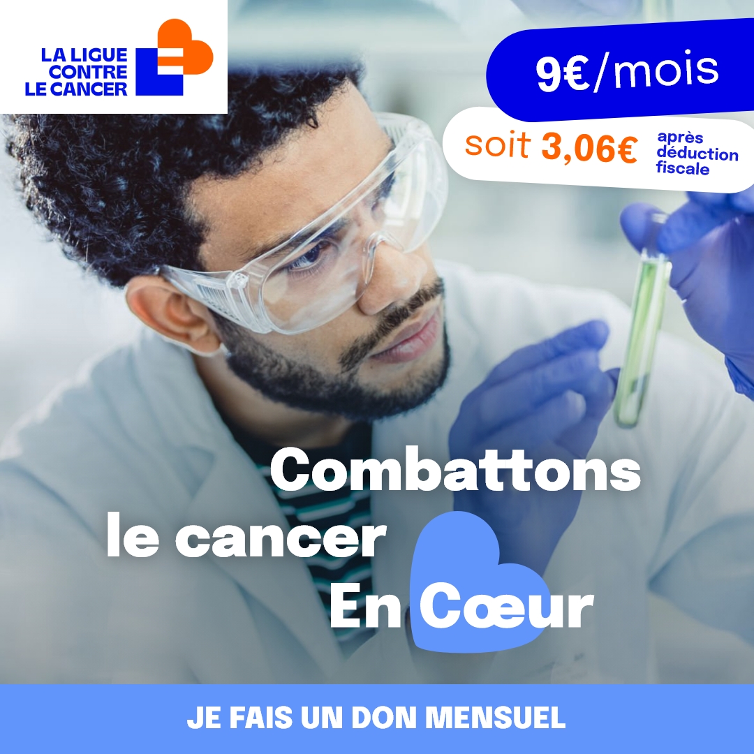 La Ligue contre le cancer Facebook ad