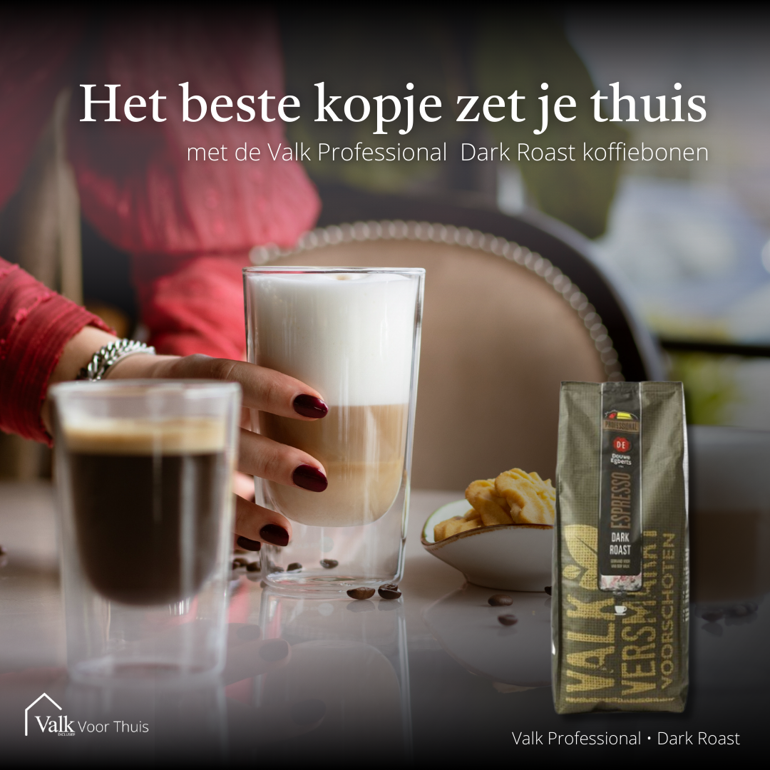 Valk Voor Thuis Facebook ad: Van der Valk koffie: luxe koffie voor elk moment thuis