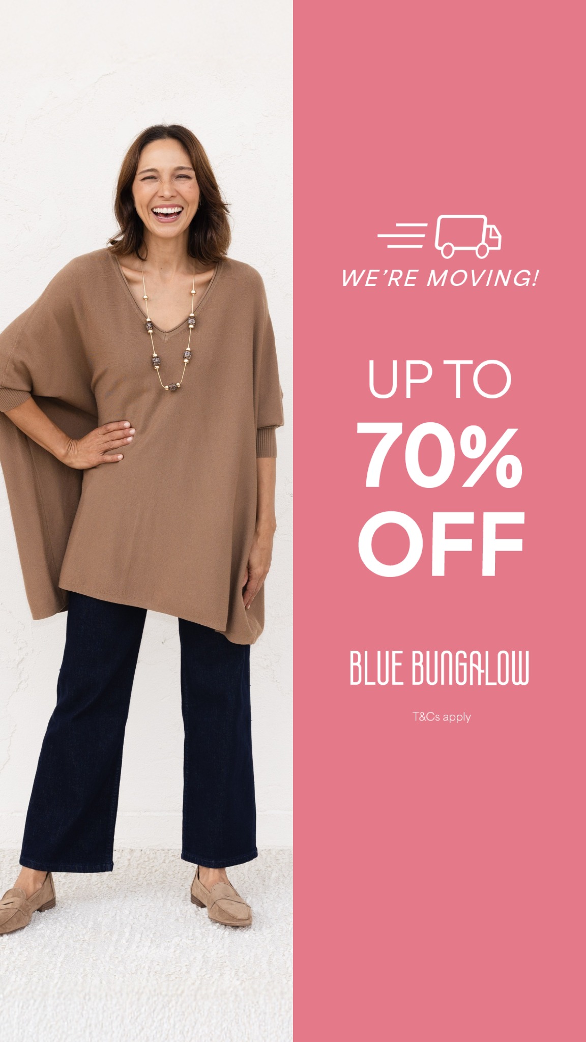 Blue Bungalow Facebook ad