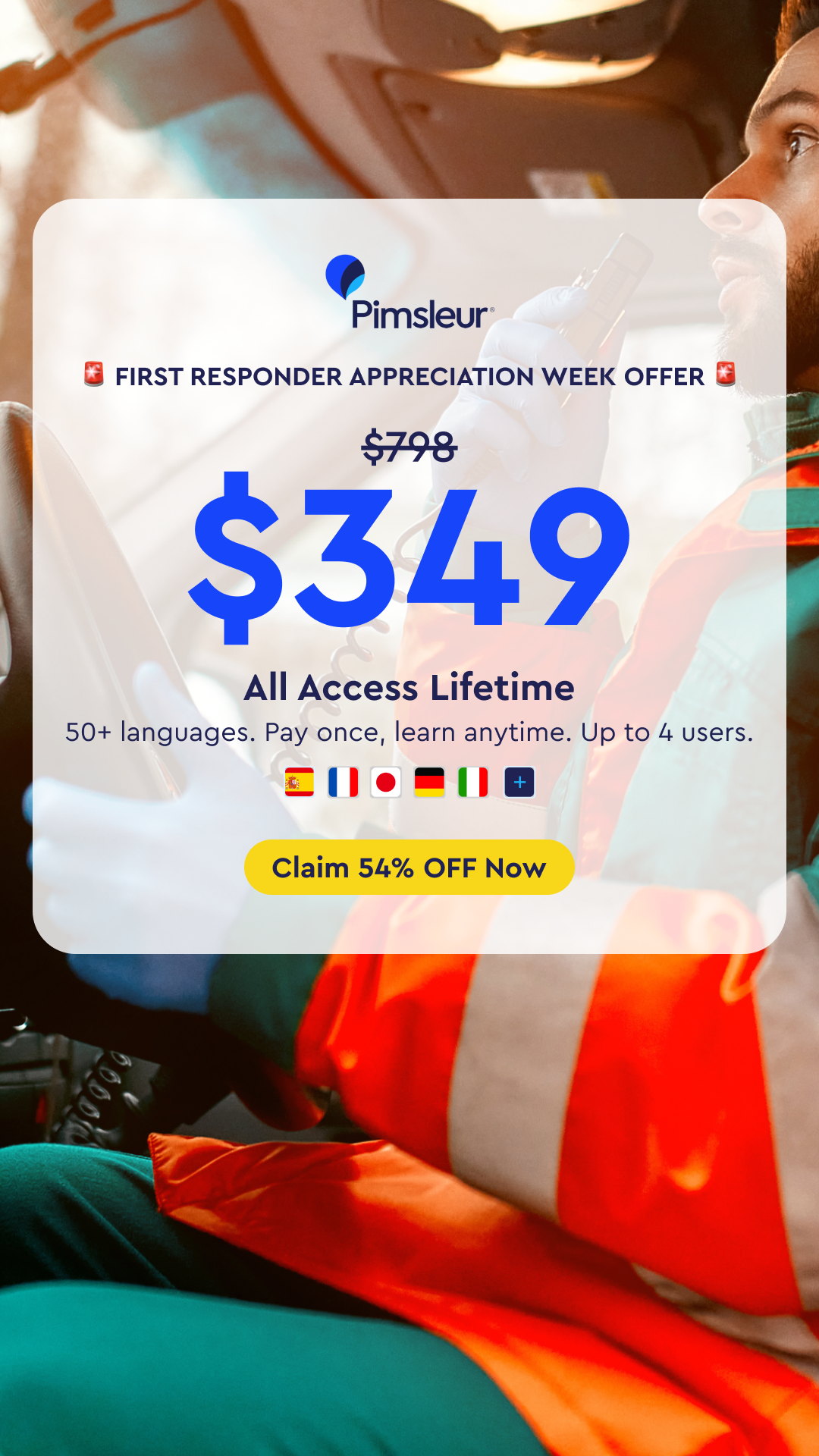 Pimsleur Language Programs Facebook ad