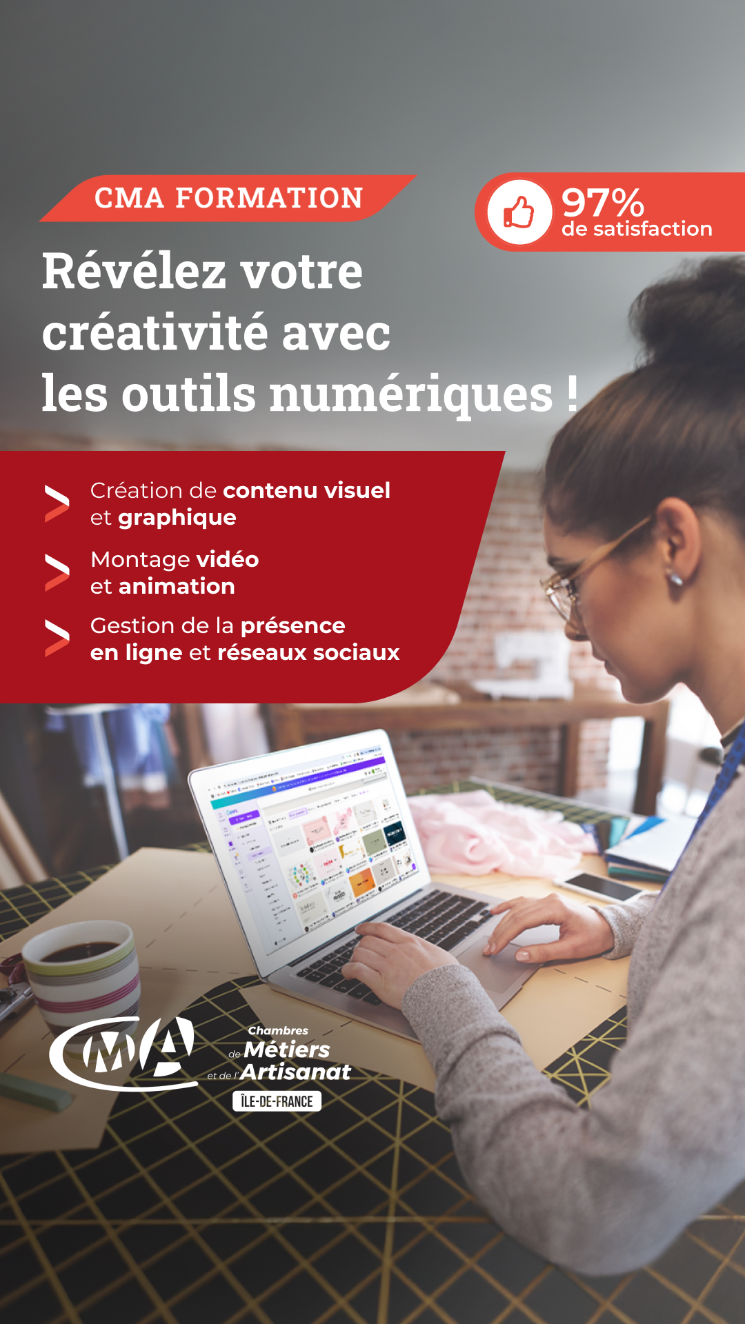 CMA Île-de-France Facebook ad