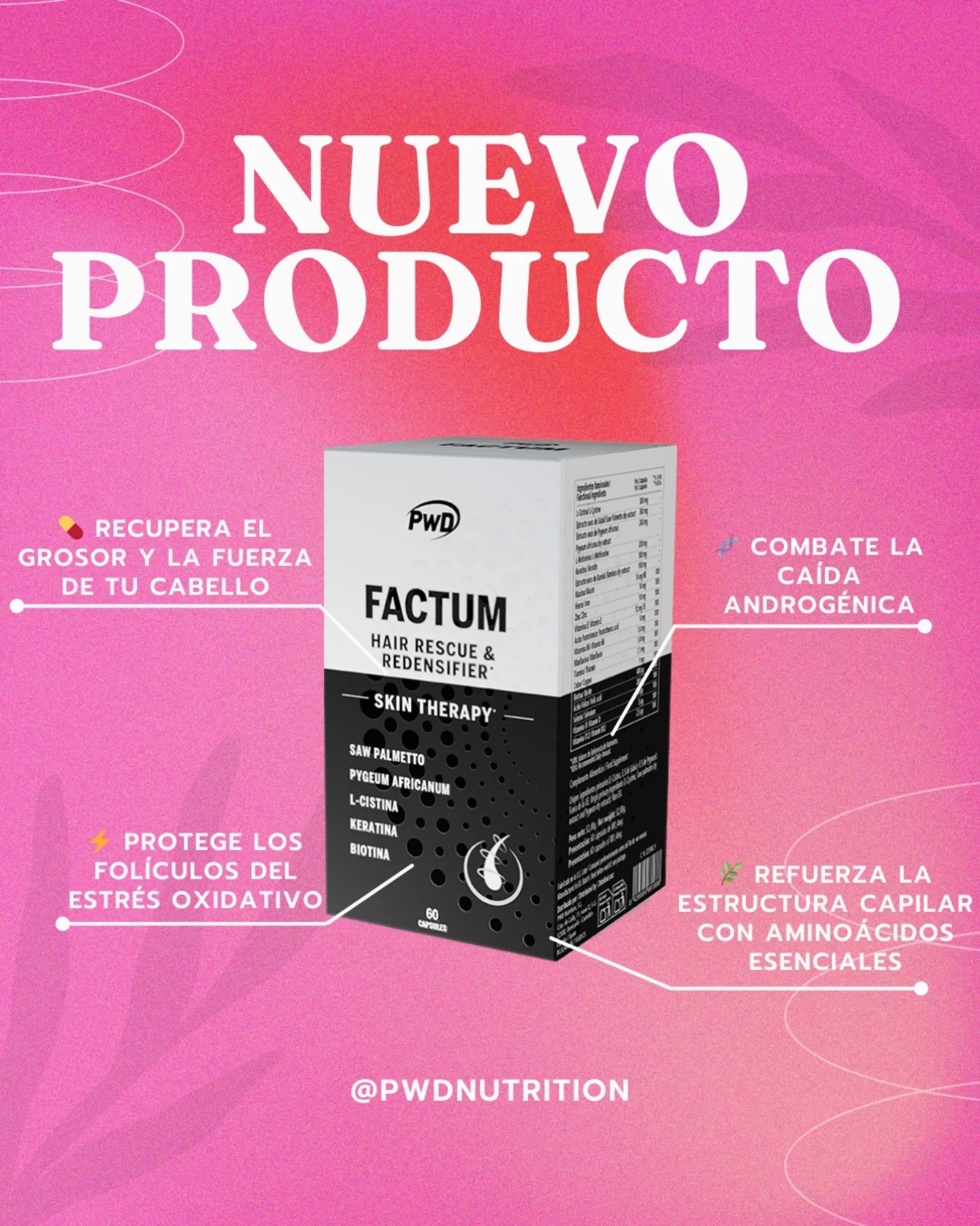 PWD Nutrition Facebook ad: FACTUM