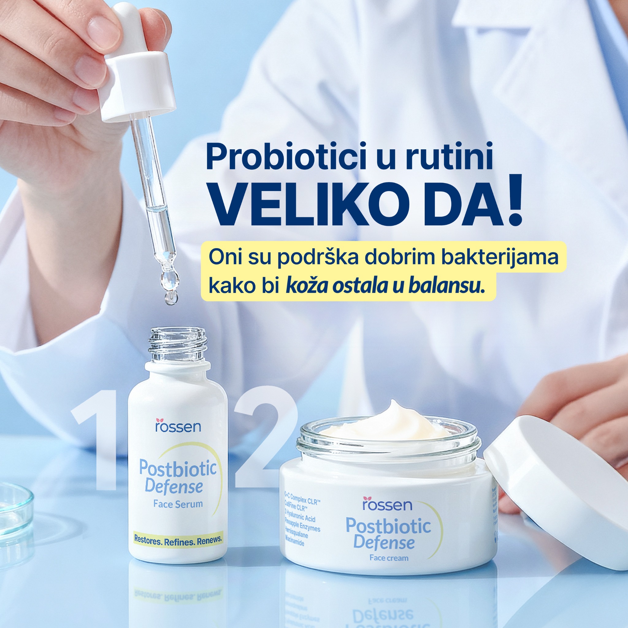 Rossen kozmetika Facebook ad