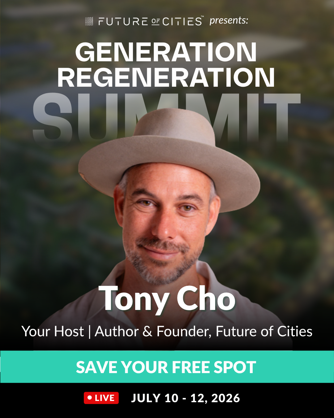 Tony Cho Facebook ad