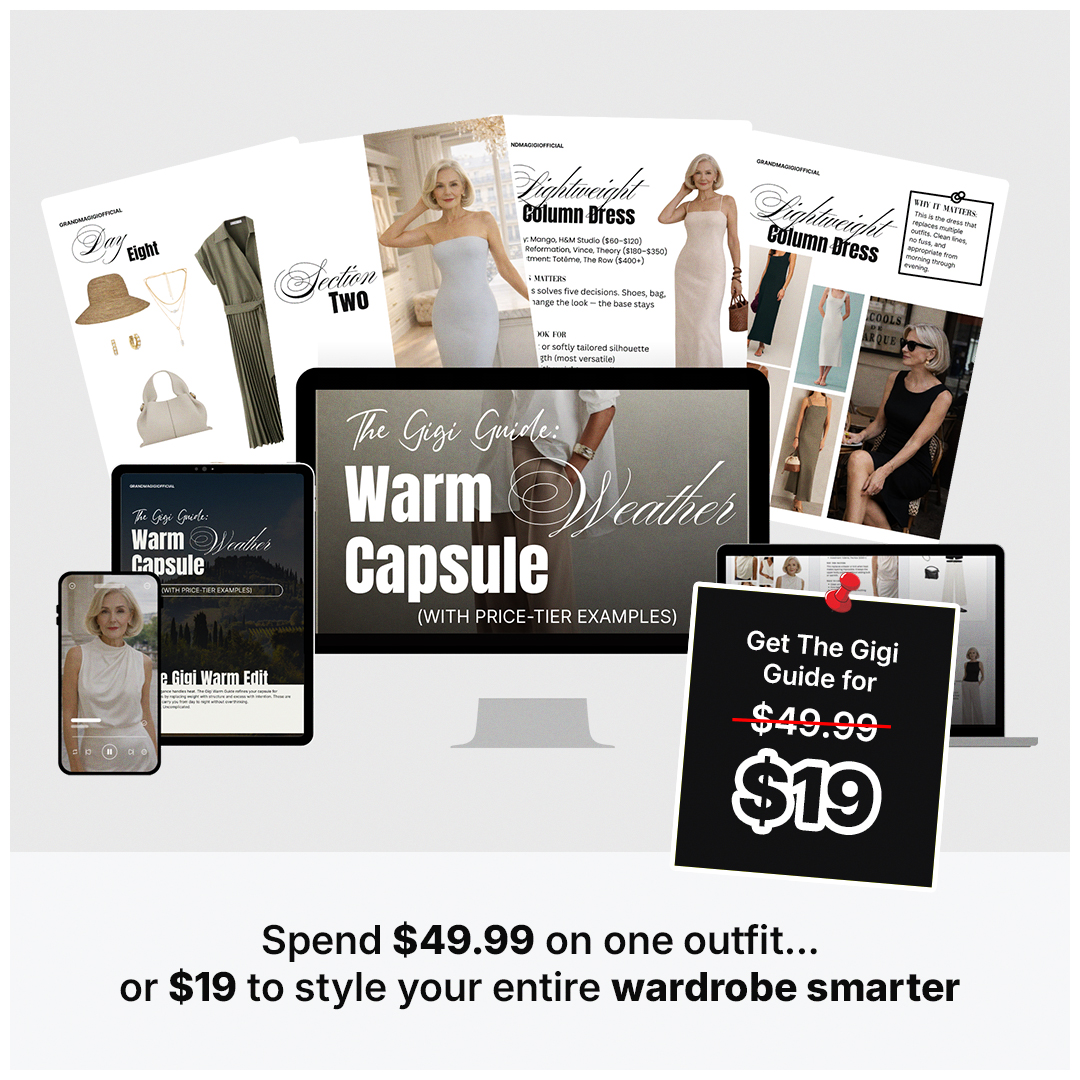 Grandma Gigi Facebook ad: Makes getting dressed so easy. Brilliant.