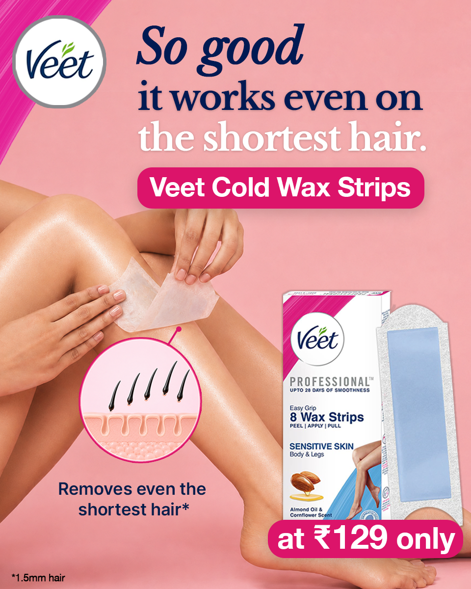 Veet India Facebook ad: Waxing results at Just Rs. 129