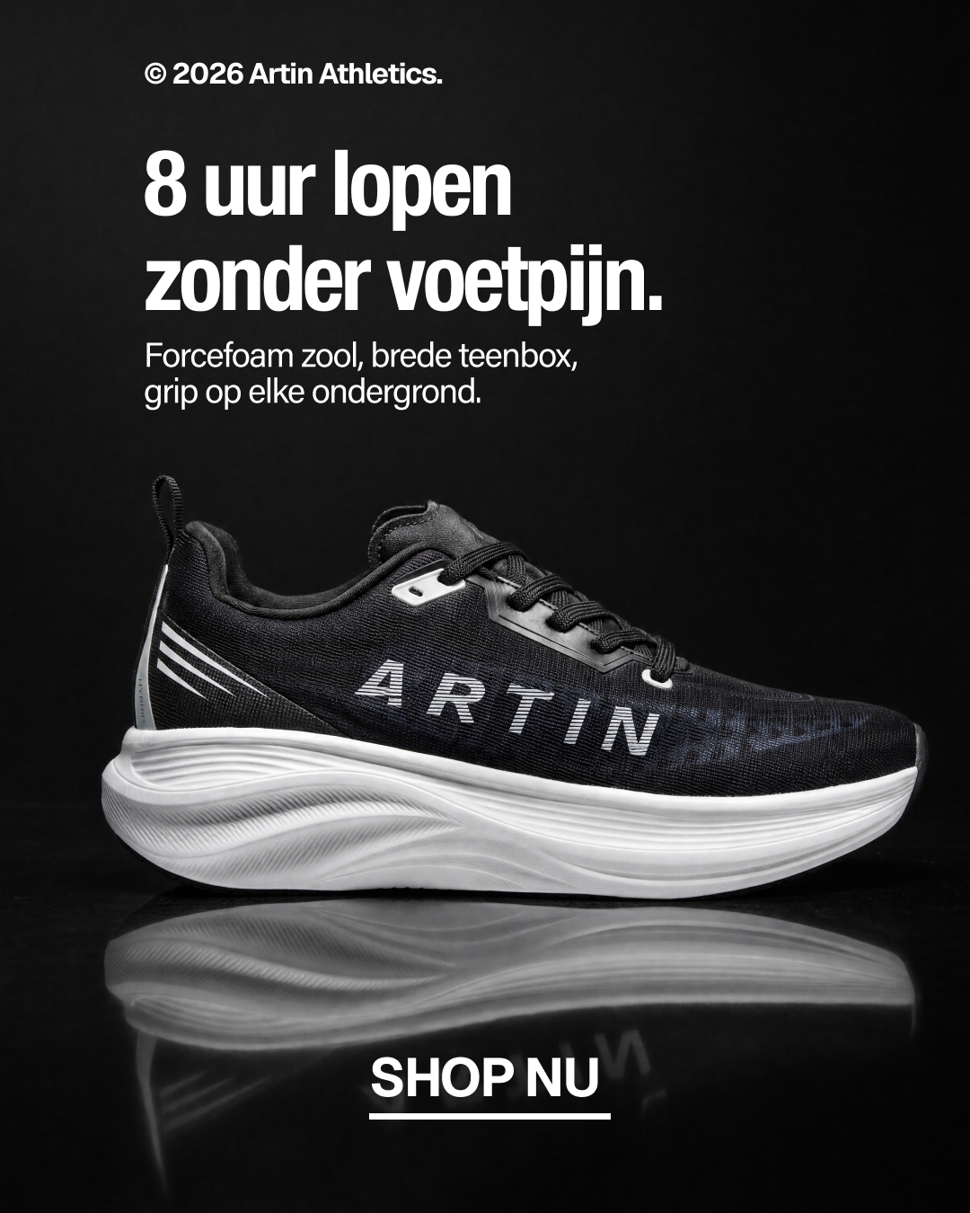 Wandelen.nl Facebook ad: Last van je voeten?