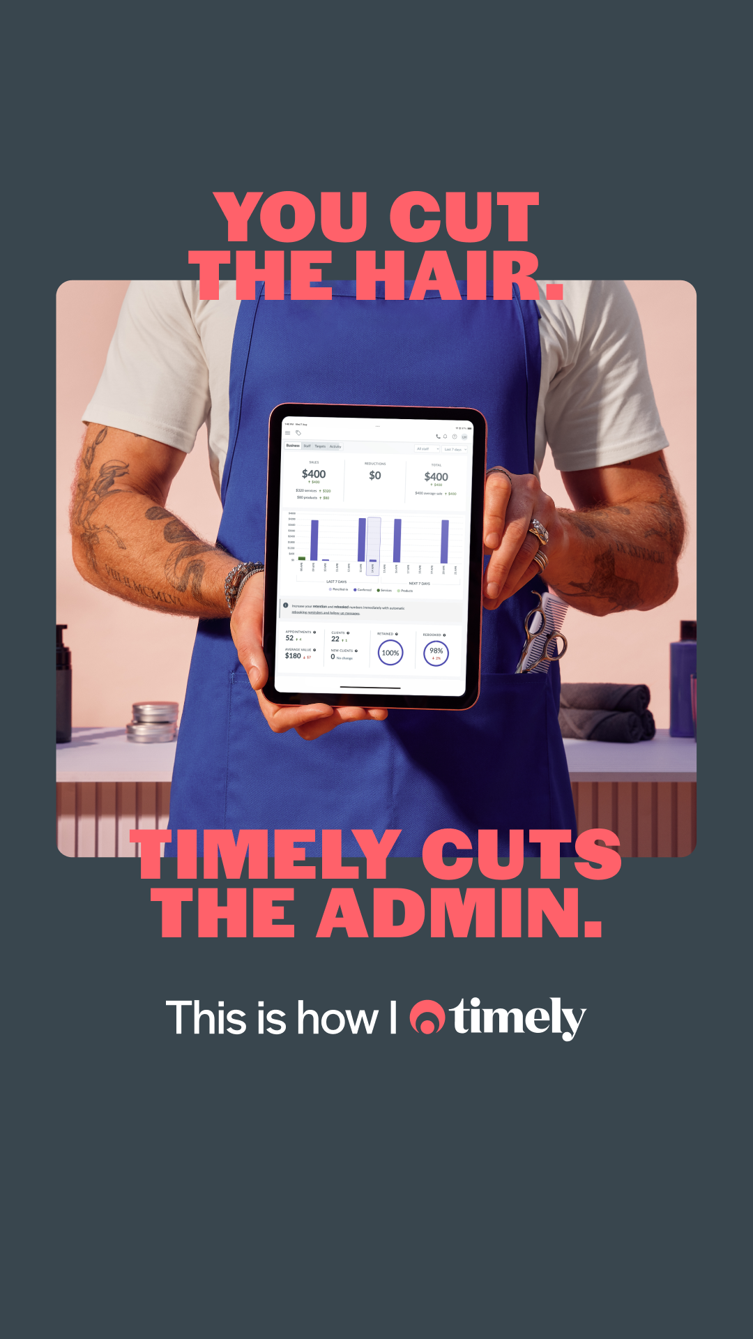 Timely Appointment Software Facebook ad
