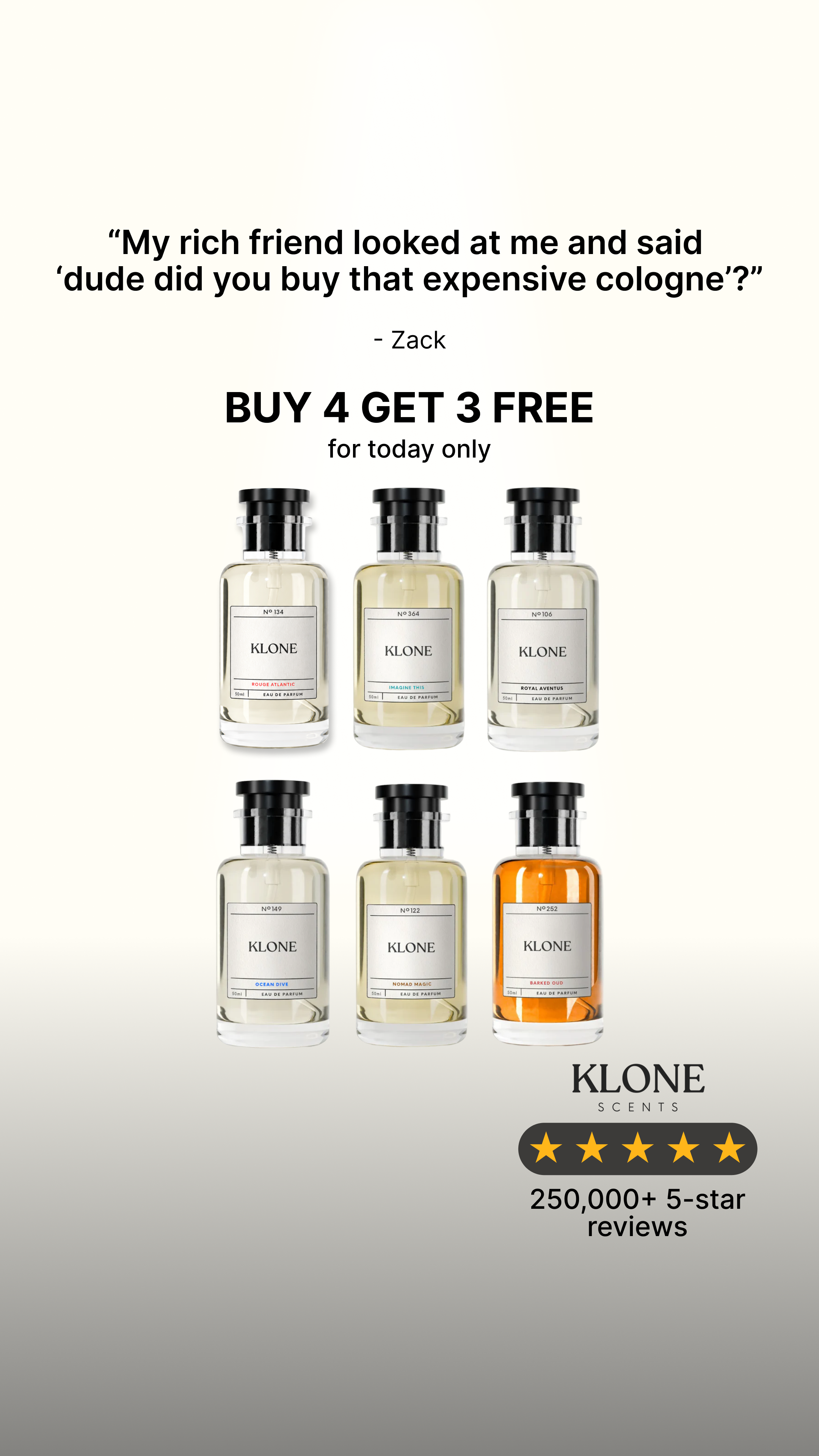 Klone Scents Facebook ad