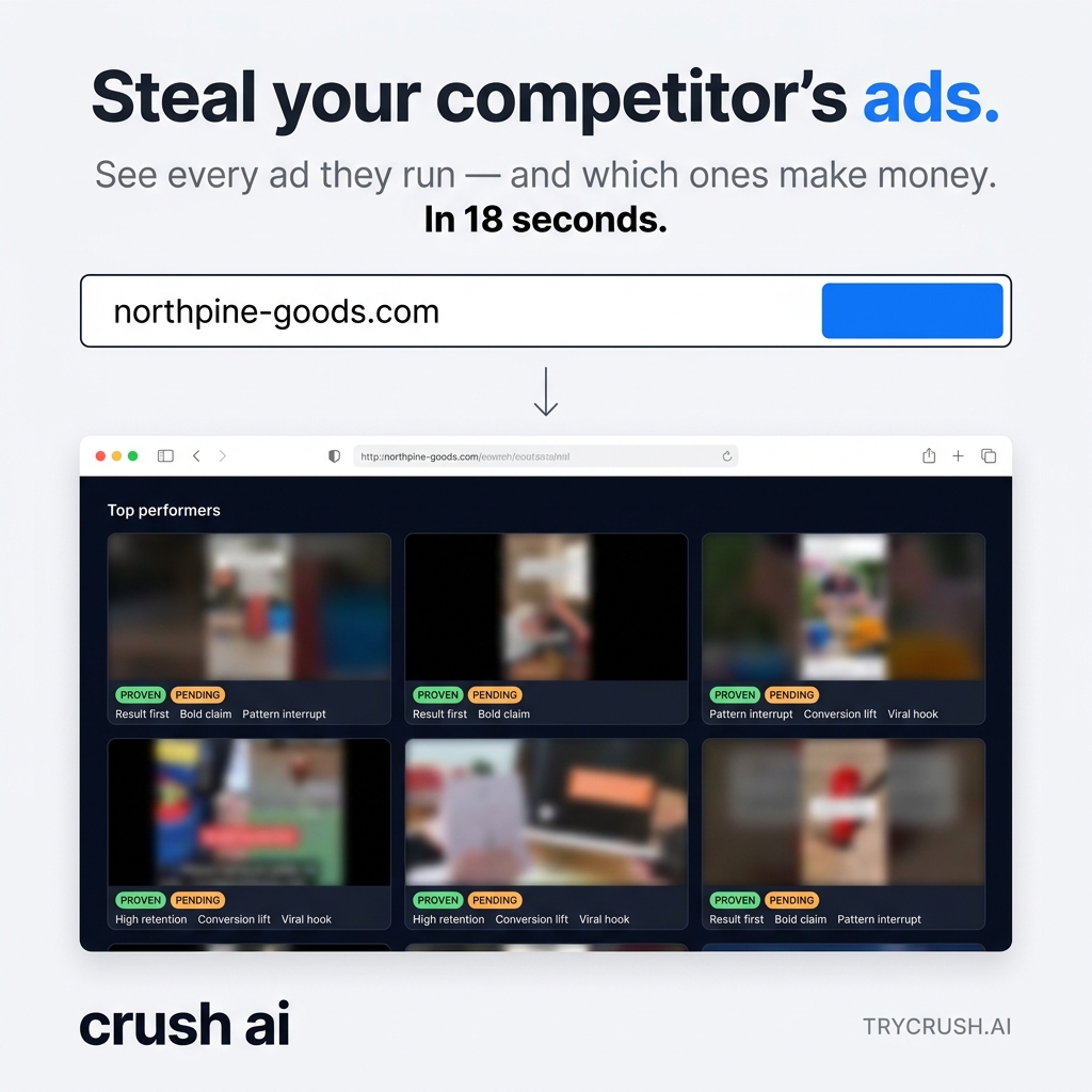 trycrush.ai Facebook ad