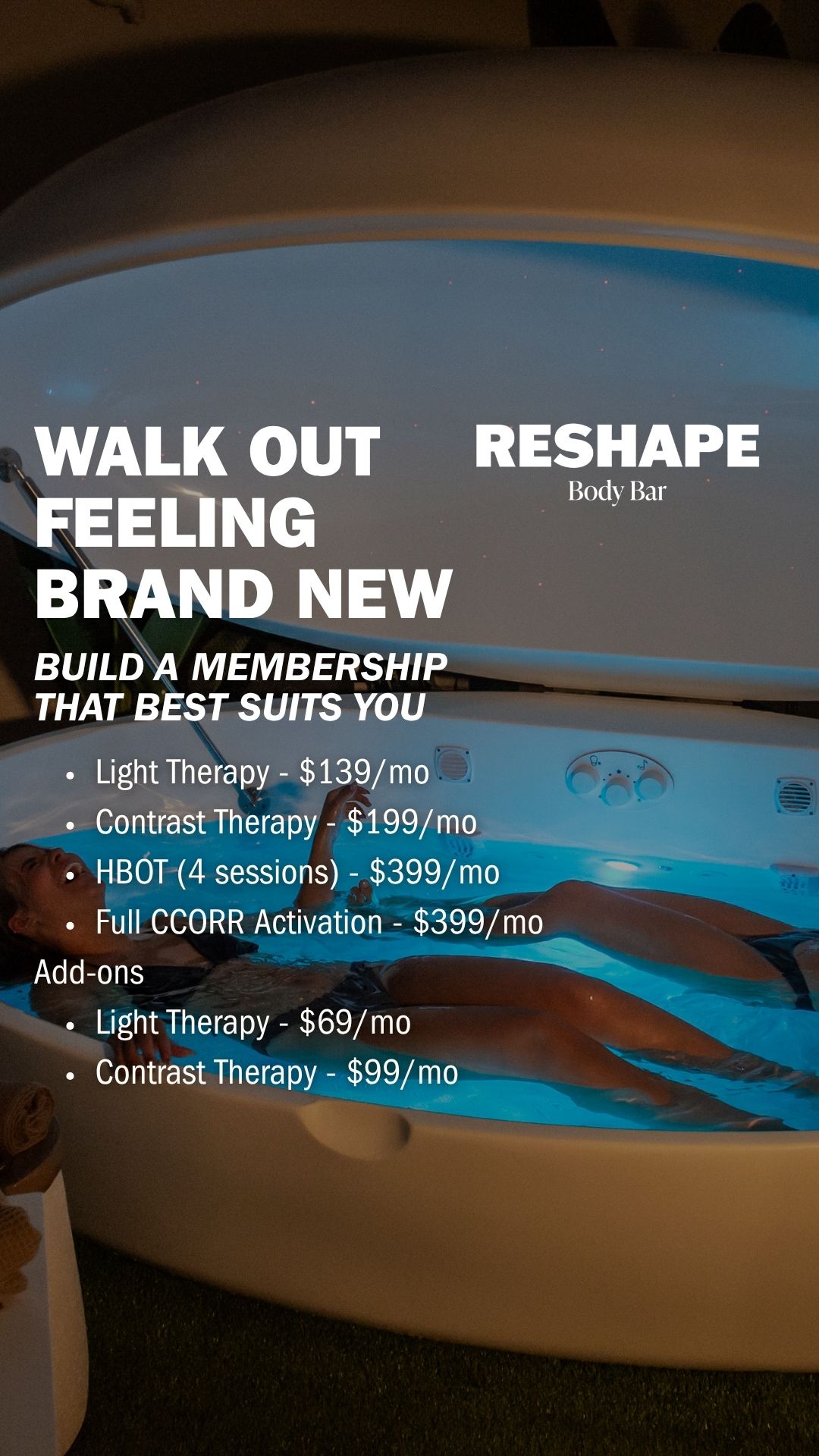 Reshape Body Bar Facebook ad