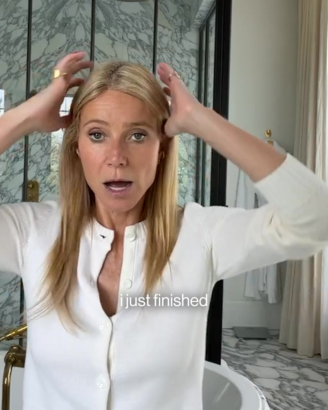 goop Facebook ad: gwyneth’s instant results routine