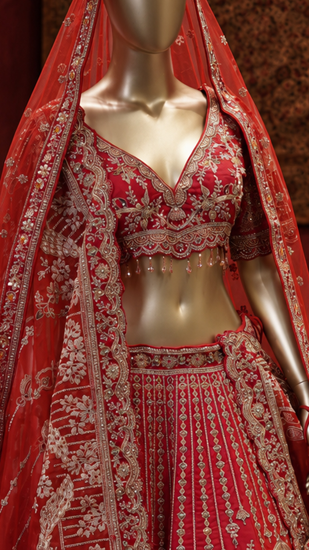 Neetus Fashion Facebook ad: Your bridal red deserves more than ordinary.