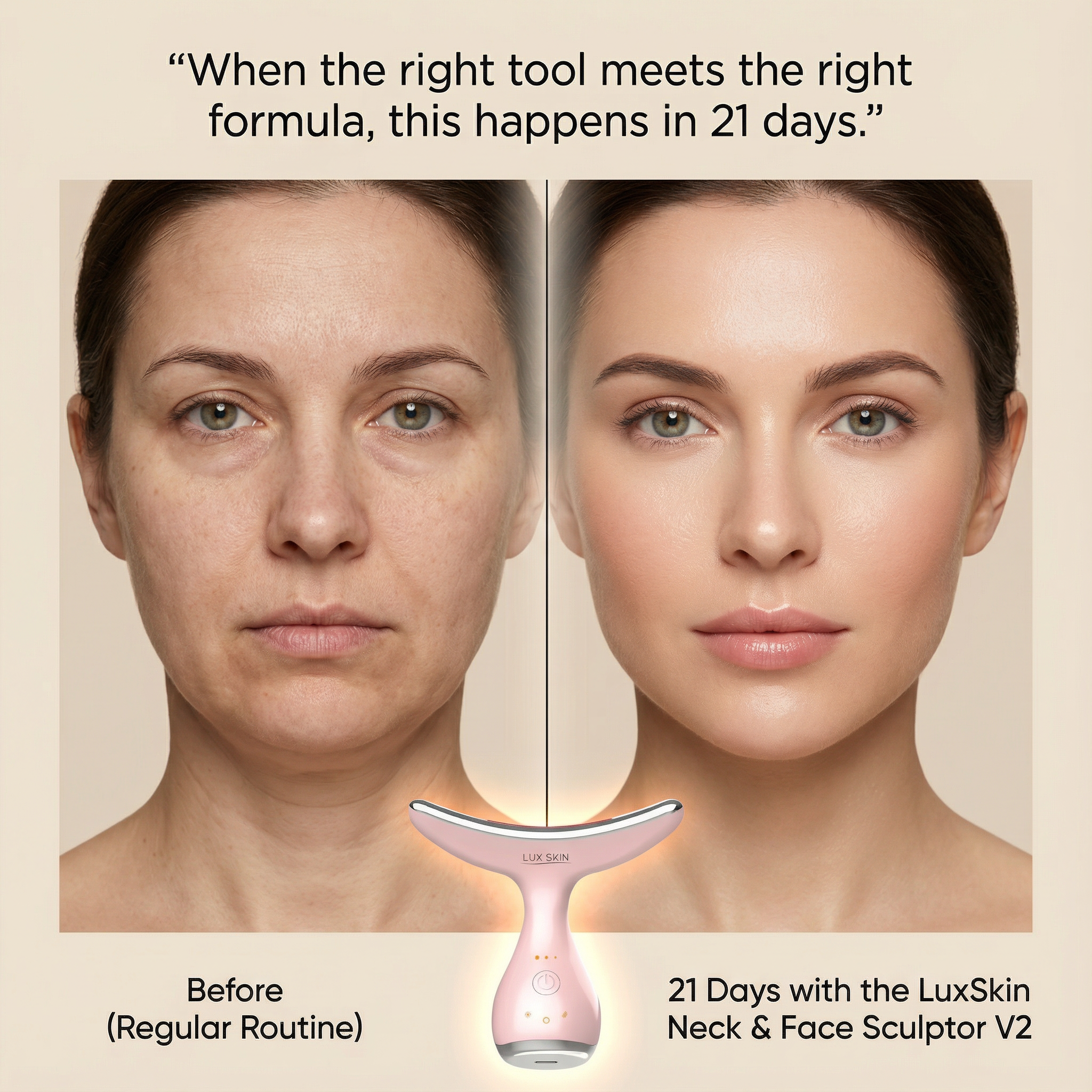 LUX SKIN Facebook ad