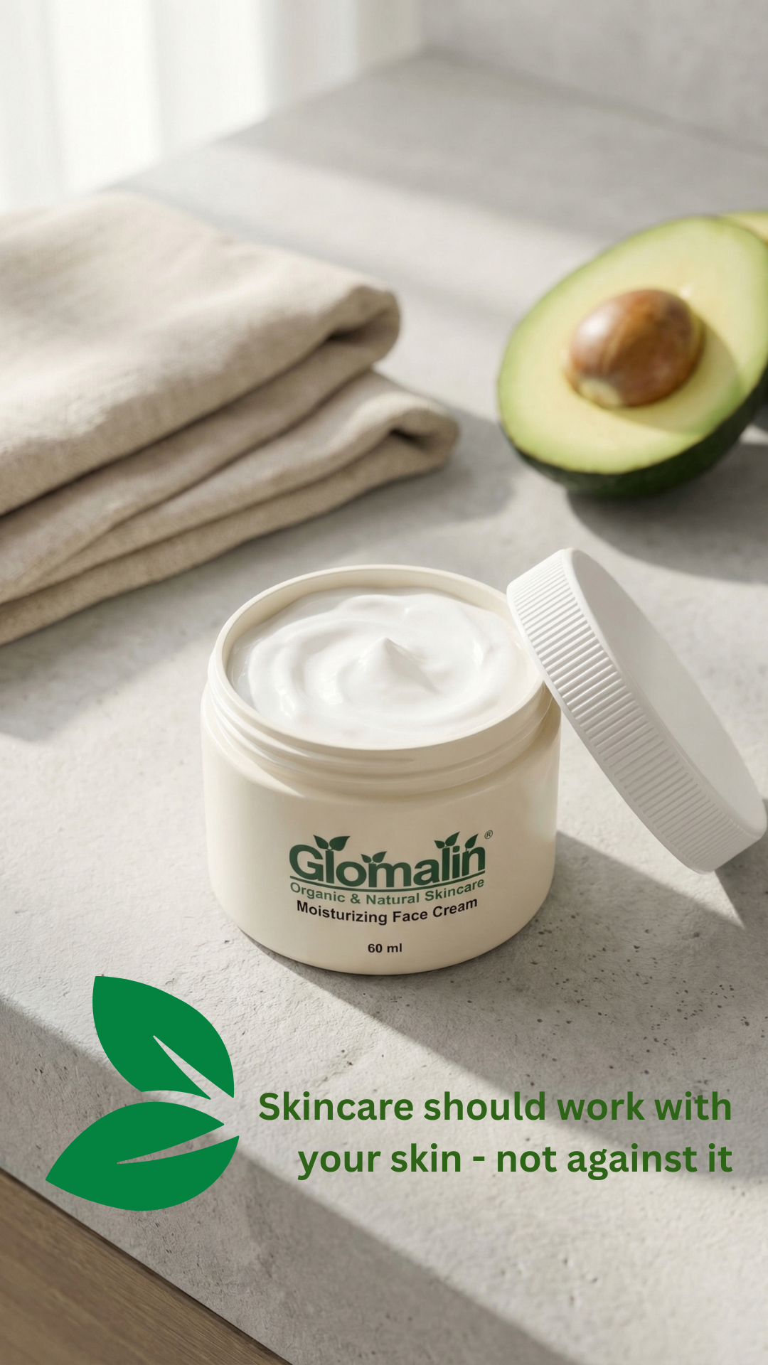 Glomalin Facebook ad