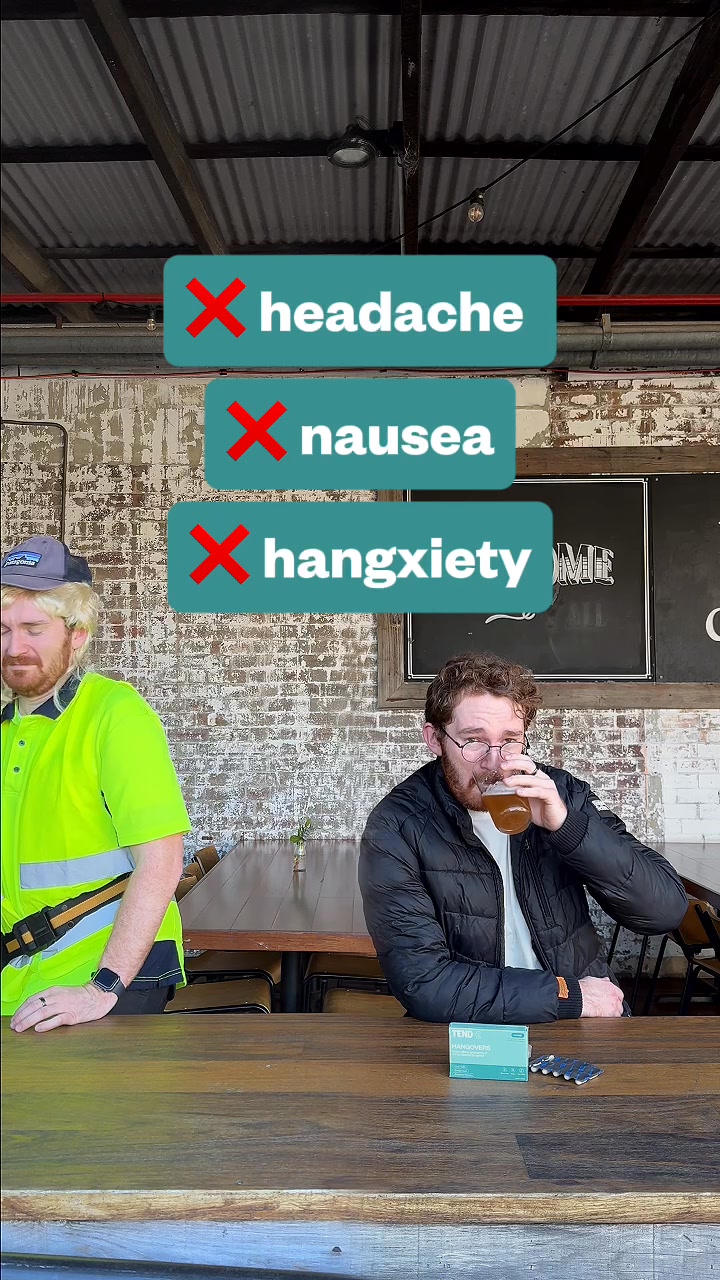 Tend-2 Facebook ad: Support your liver, brain, sleep & energy after alcohol
