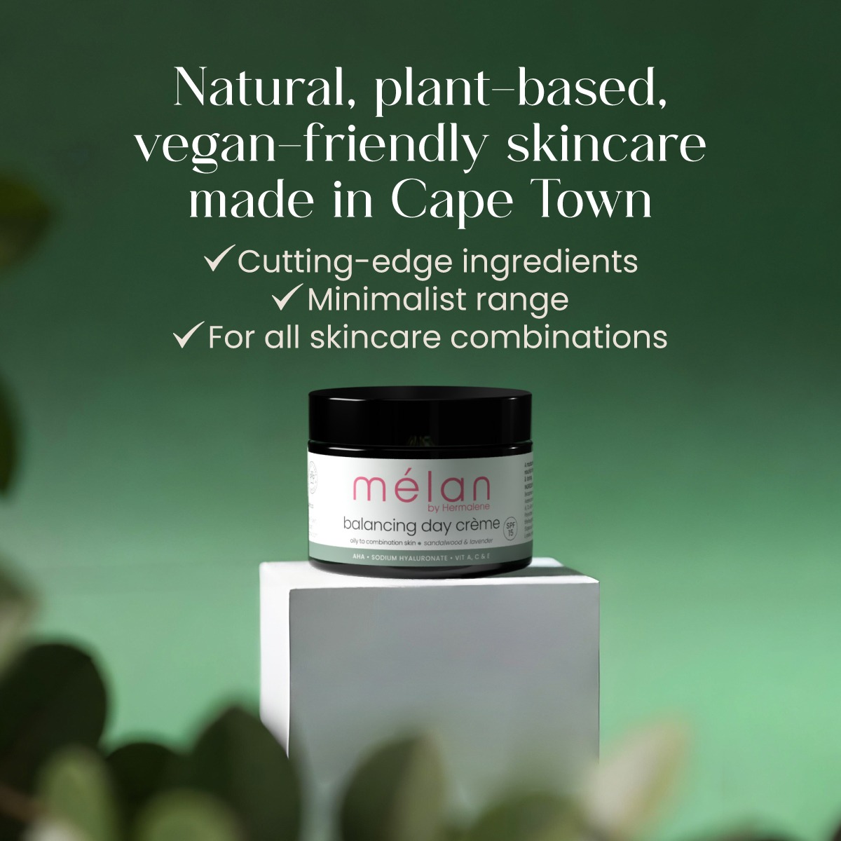 Mélan Skincare Facebook ad