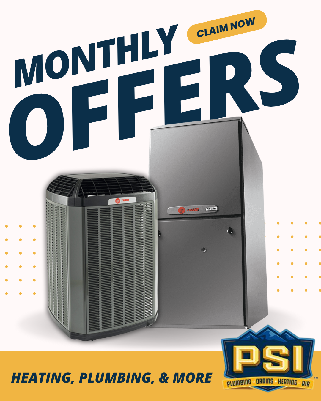 Plumbing Systems Inc Facebook ad: SAVE MORE, WORRY LESS