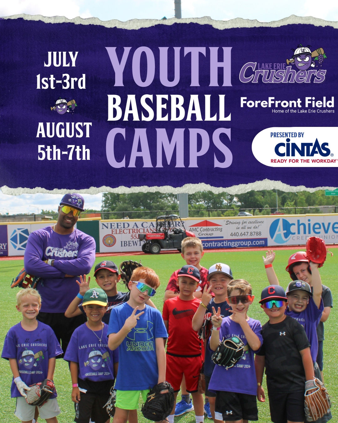 Lake Erie Crushers Facebook ad