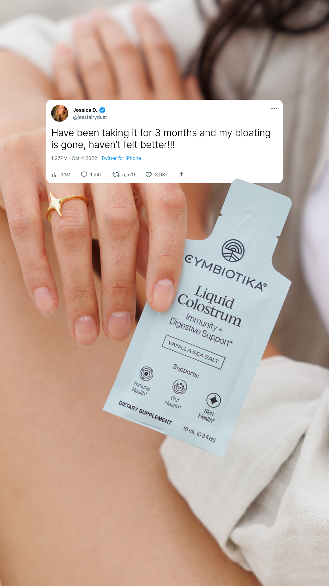 Cymbiotika Facebook ad
