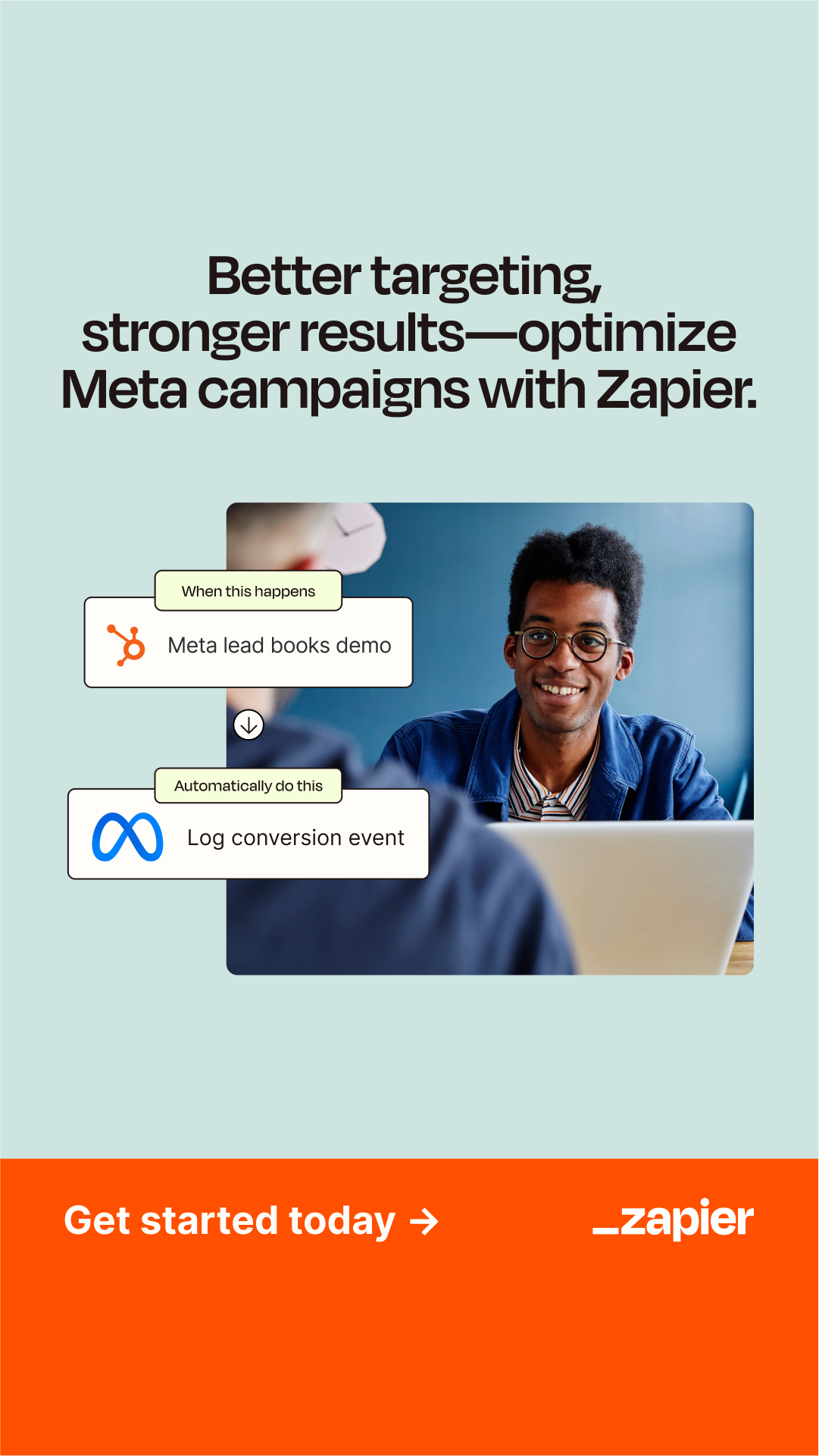 Zapier Facebook ad