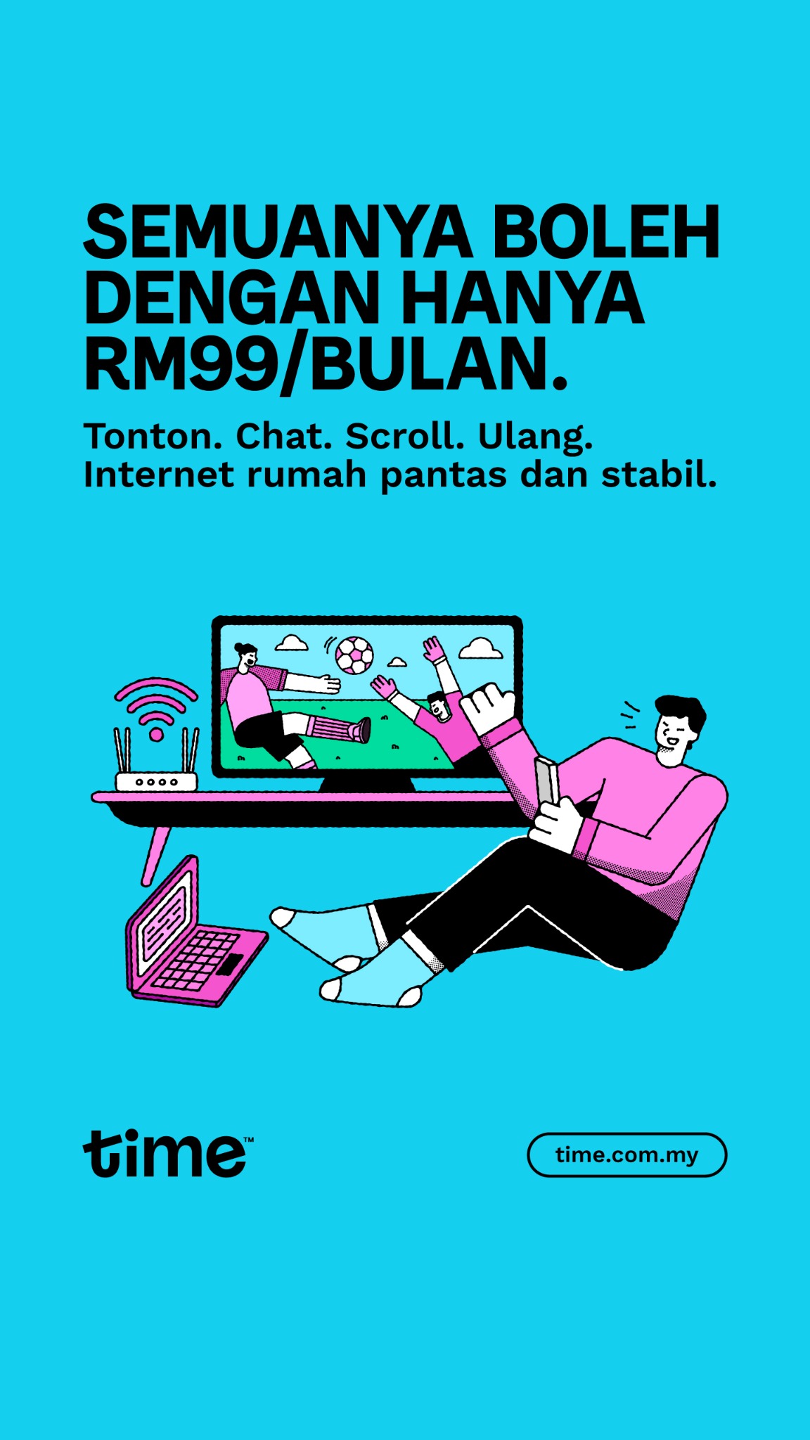 Time Internet Facebook ad