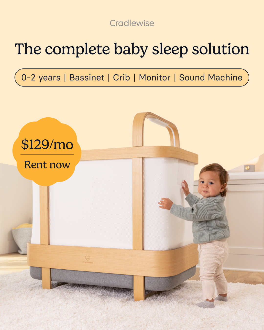 Cradlewise Facebook ad