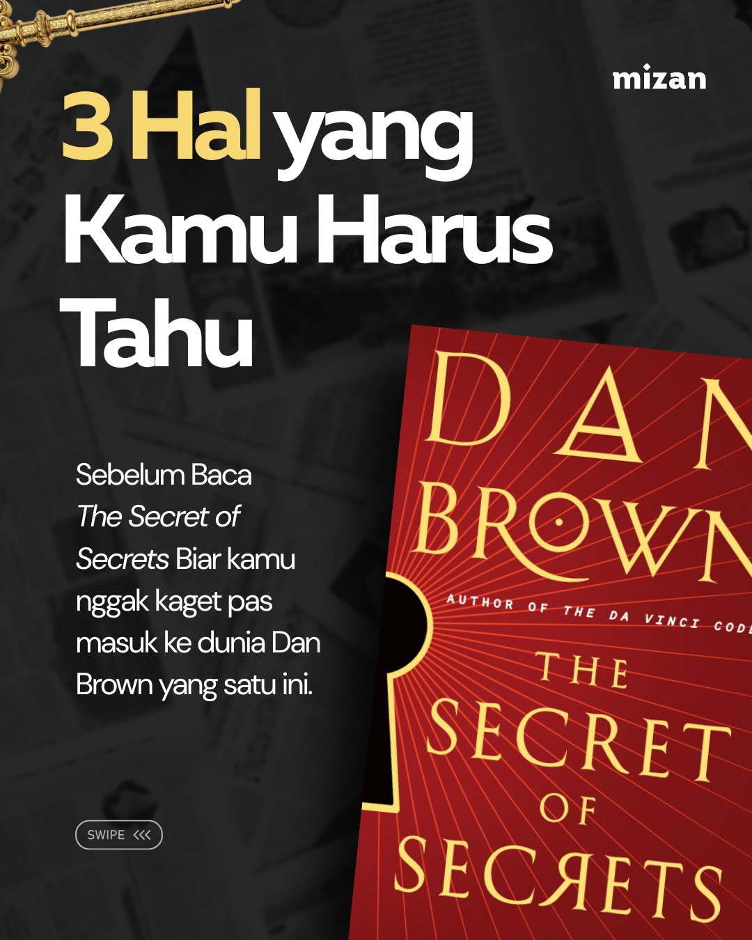 Penerbit Mizan Pustaka Facebook ad: Kalau kamu tim mikir dalam, fix kamu bakal…