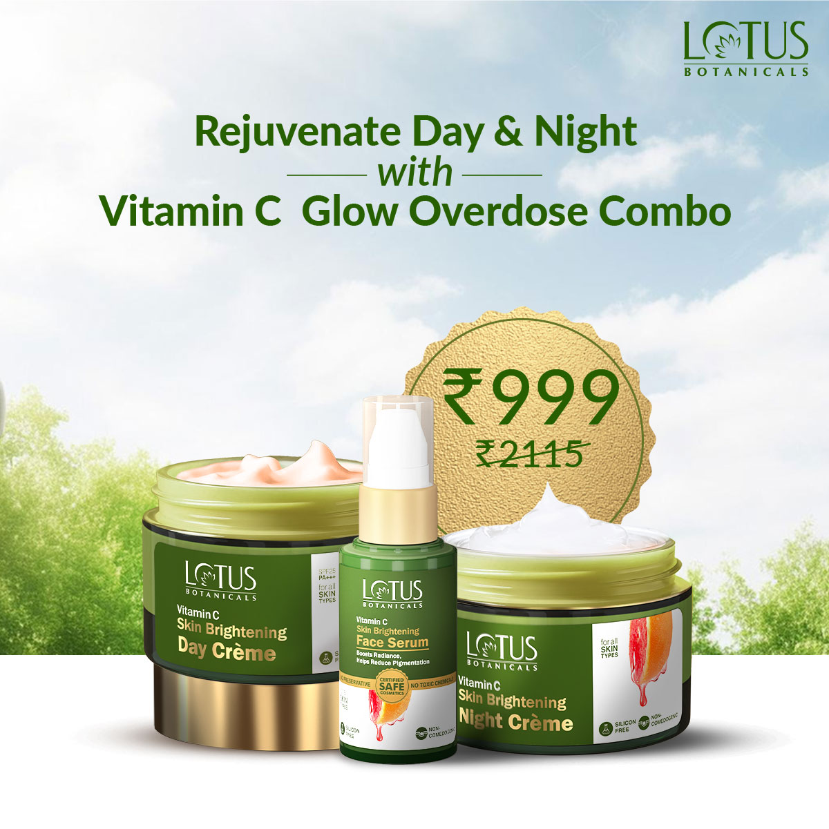 Lotus Botanicals Facebook ad