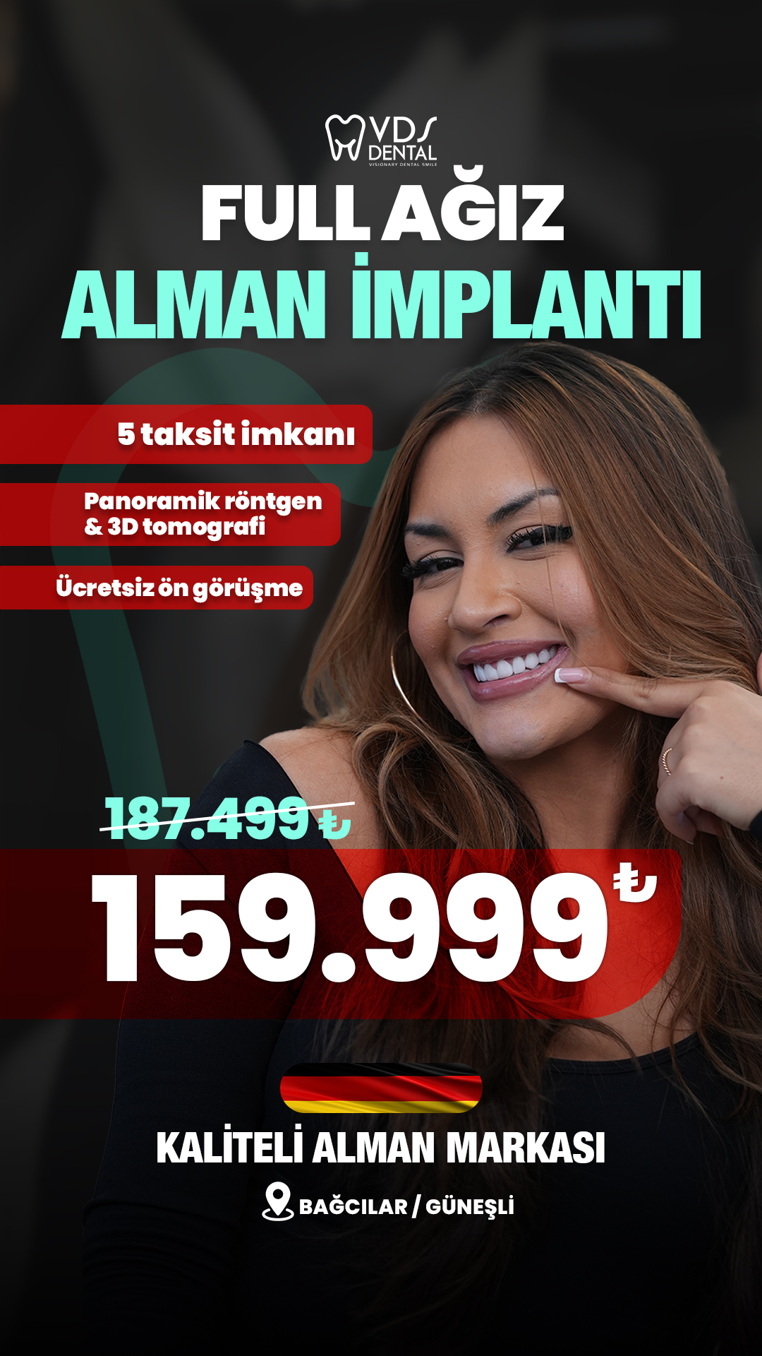 VDS Dental Clinic Facebook ad from Nov 25, 2025