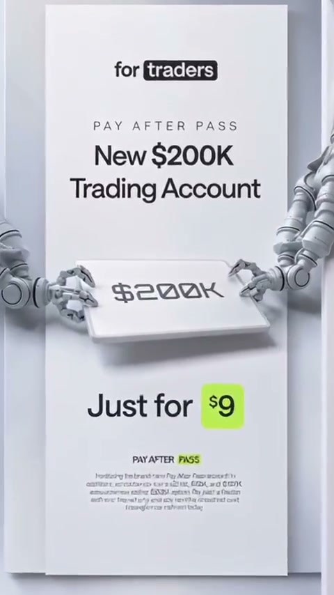 For Traders Global Facebook ad: Pass First, Pay Later