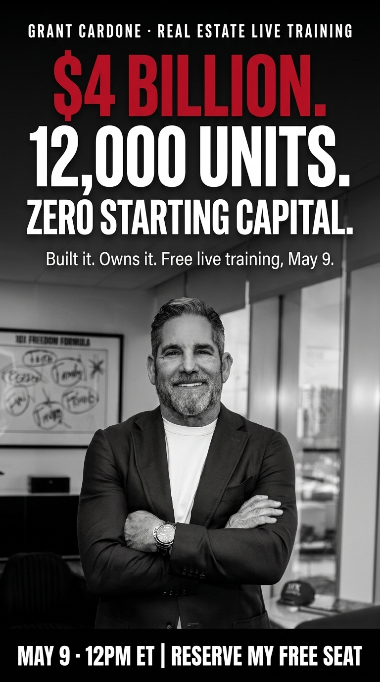 Grant Cardone Facebook ad