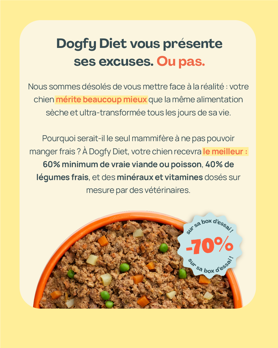 Dogfy Diet France Facebook ad