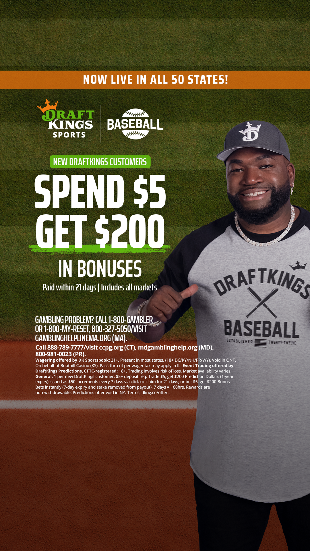 DraftKings Sports Facebook ad