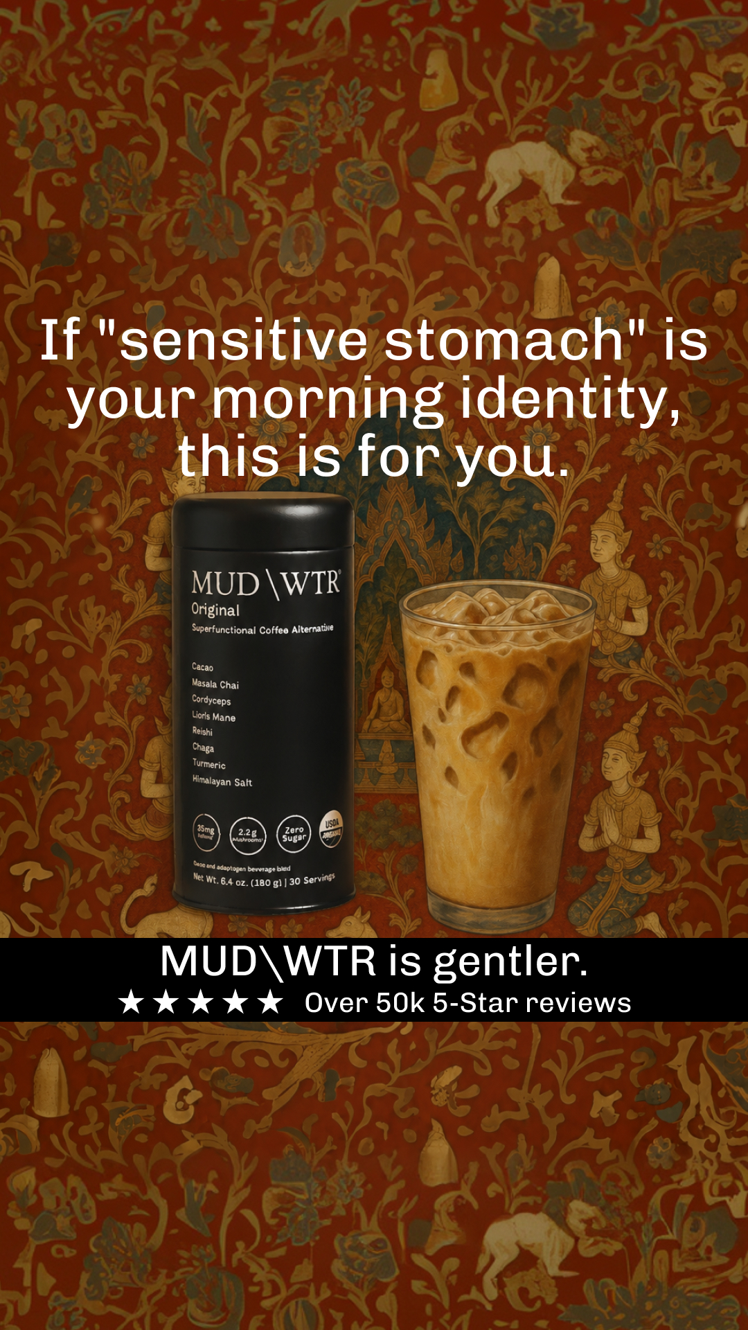 MUD\WTR Facebook ad