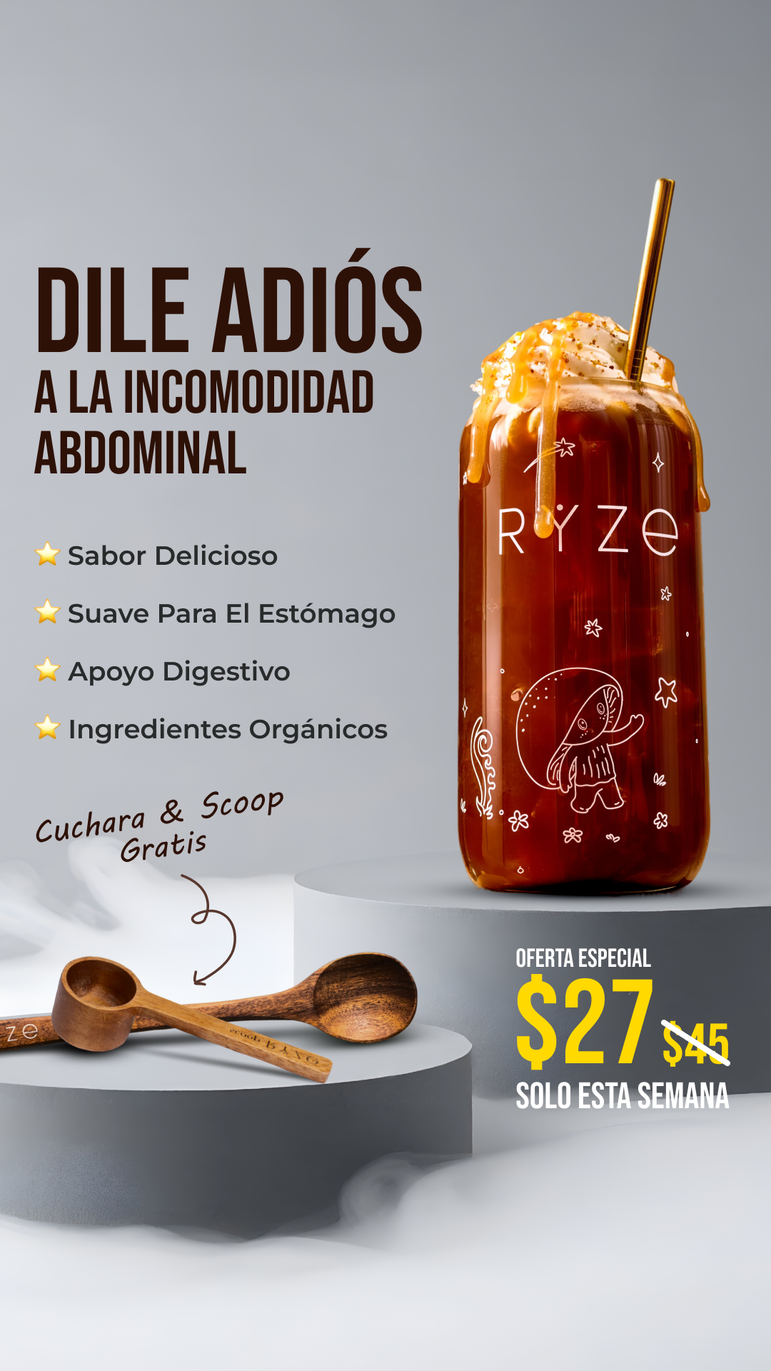RYZE Superfoods Facebook ad