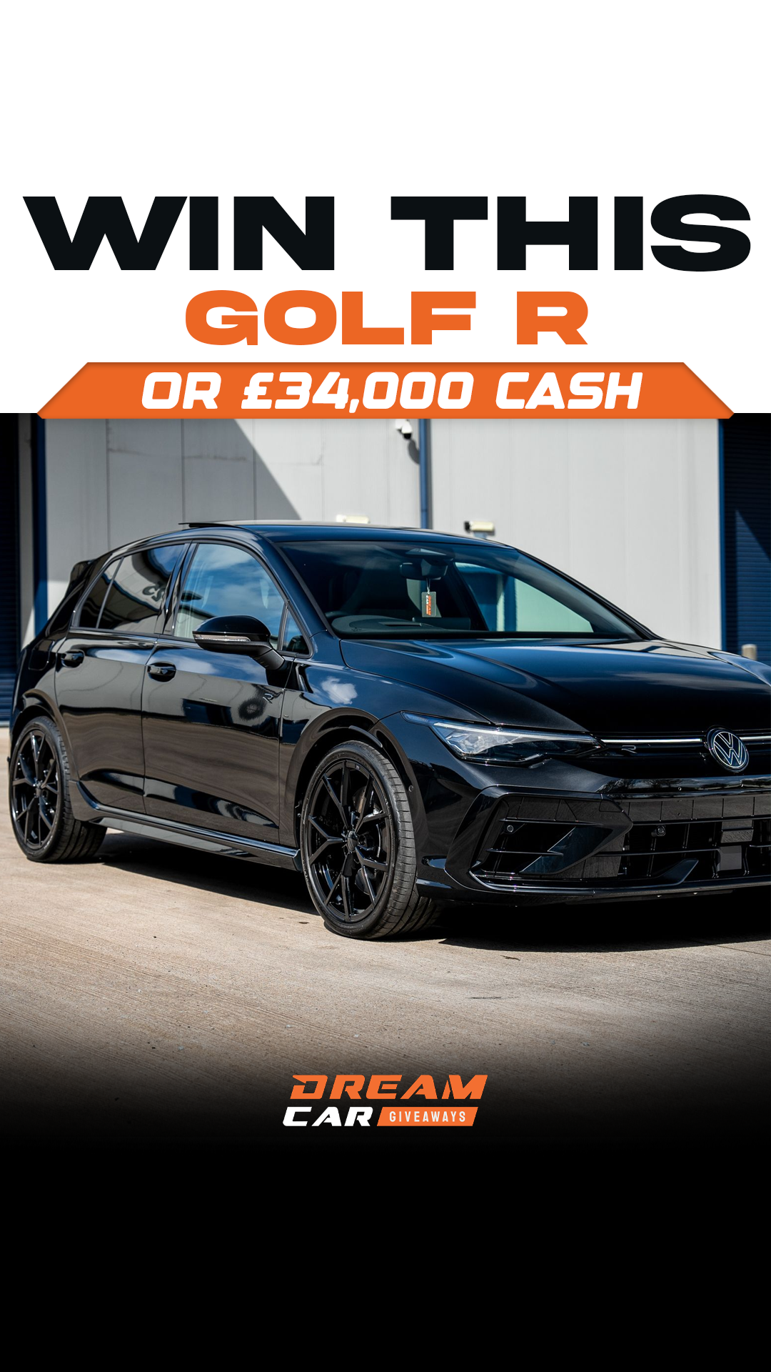 Dream Car Giveaways Facebook ad