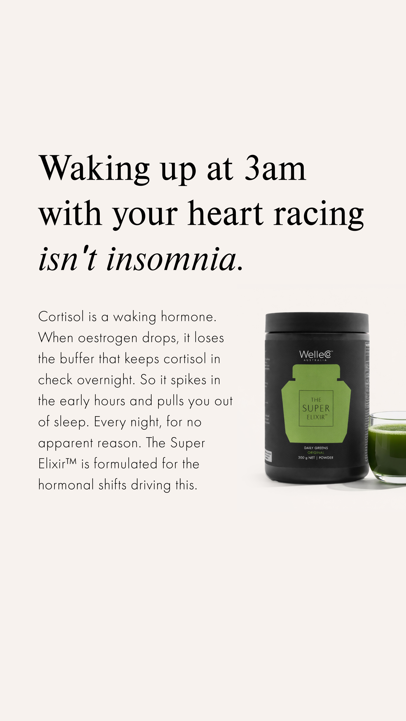 WelleCo Facebook ad