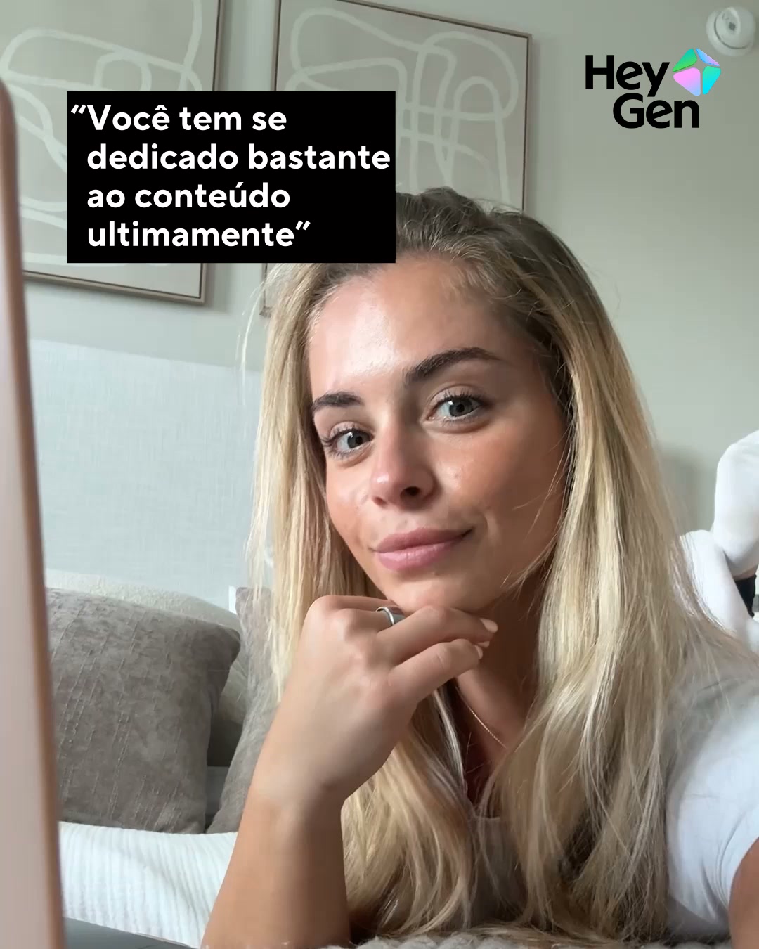HeyGen Facebook ad: Gerador de vídeos HeyGen