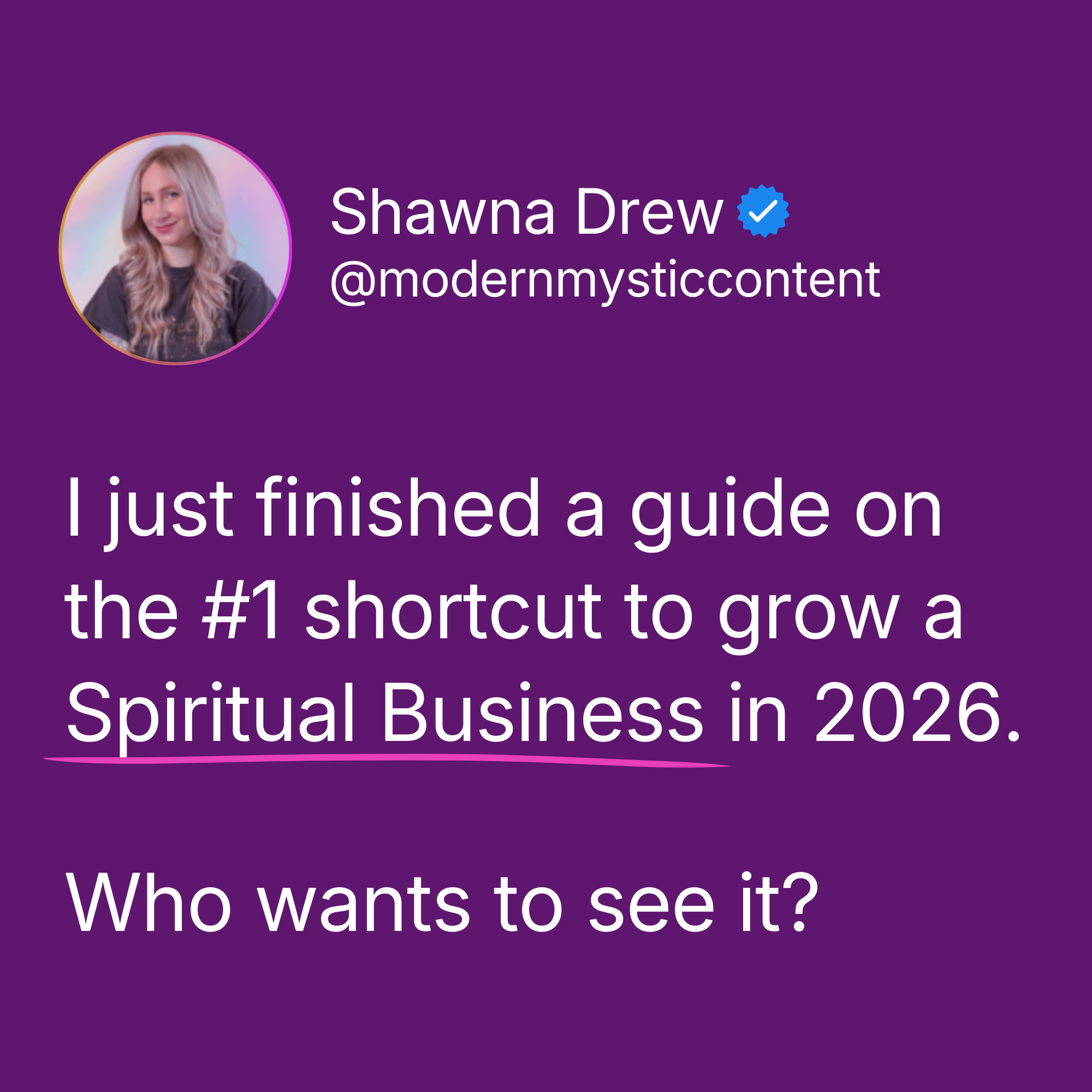 Modern Mystic Content Facebook ad