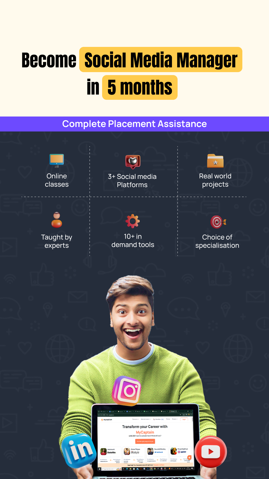 MyCaptain by Imarticus Facebook ad