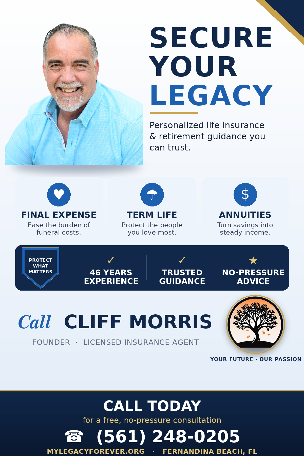 My Legacy Forever Facebook ad from Jul 14, 2026