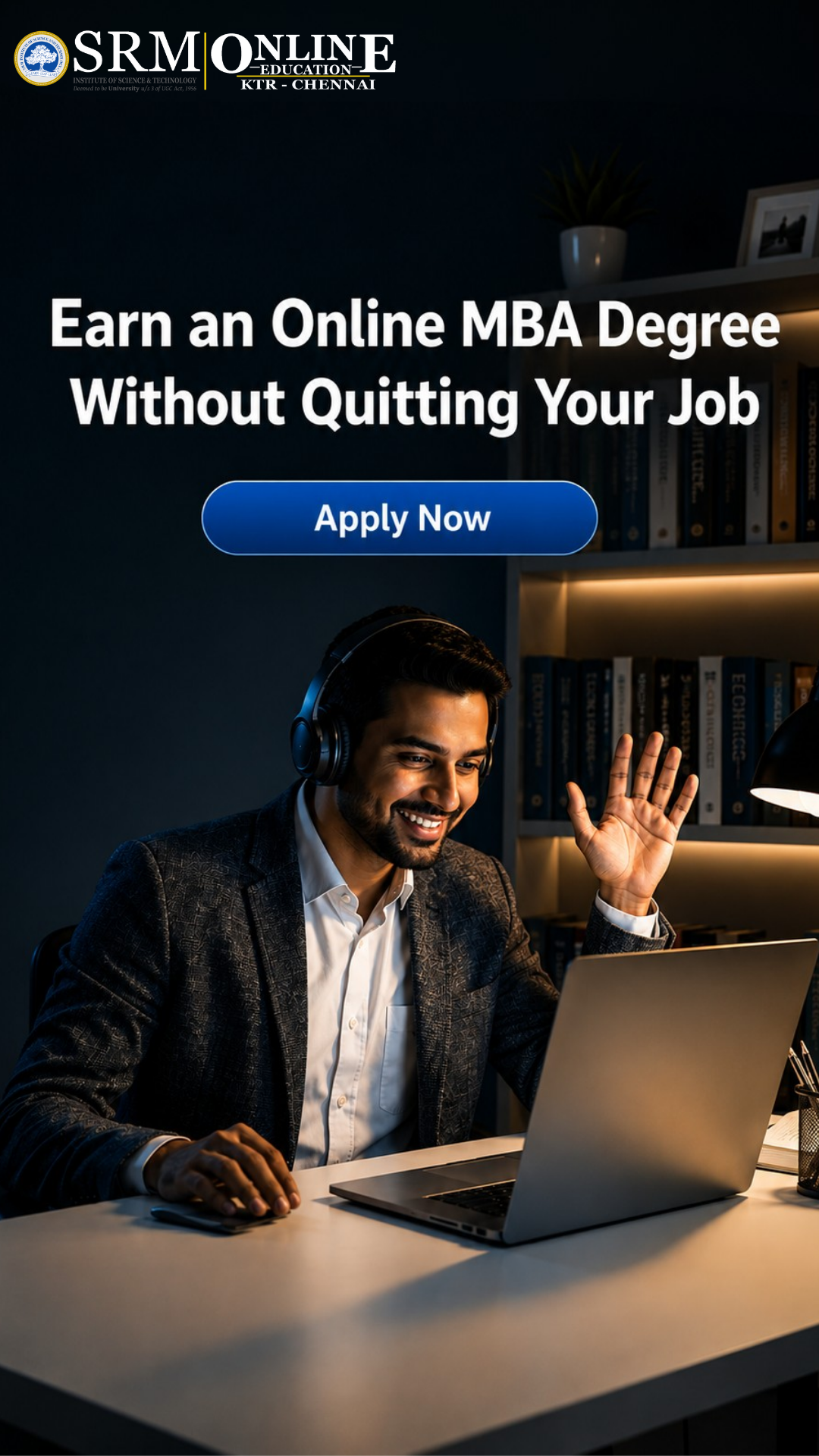 SRM Online Education Facebook ad