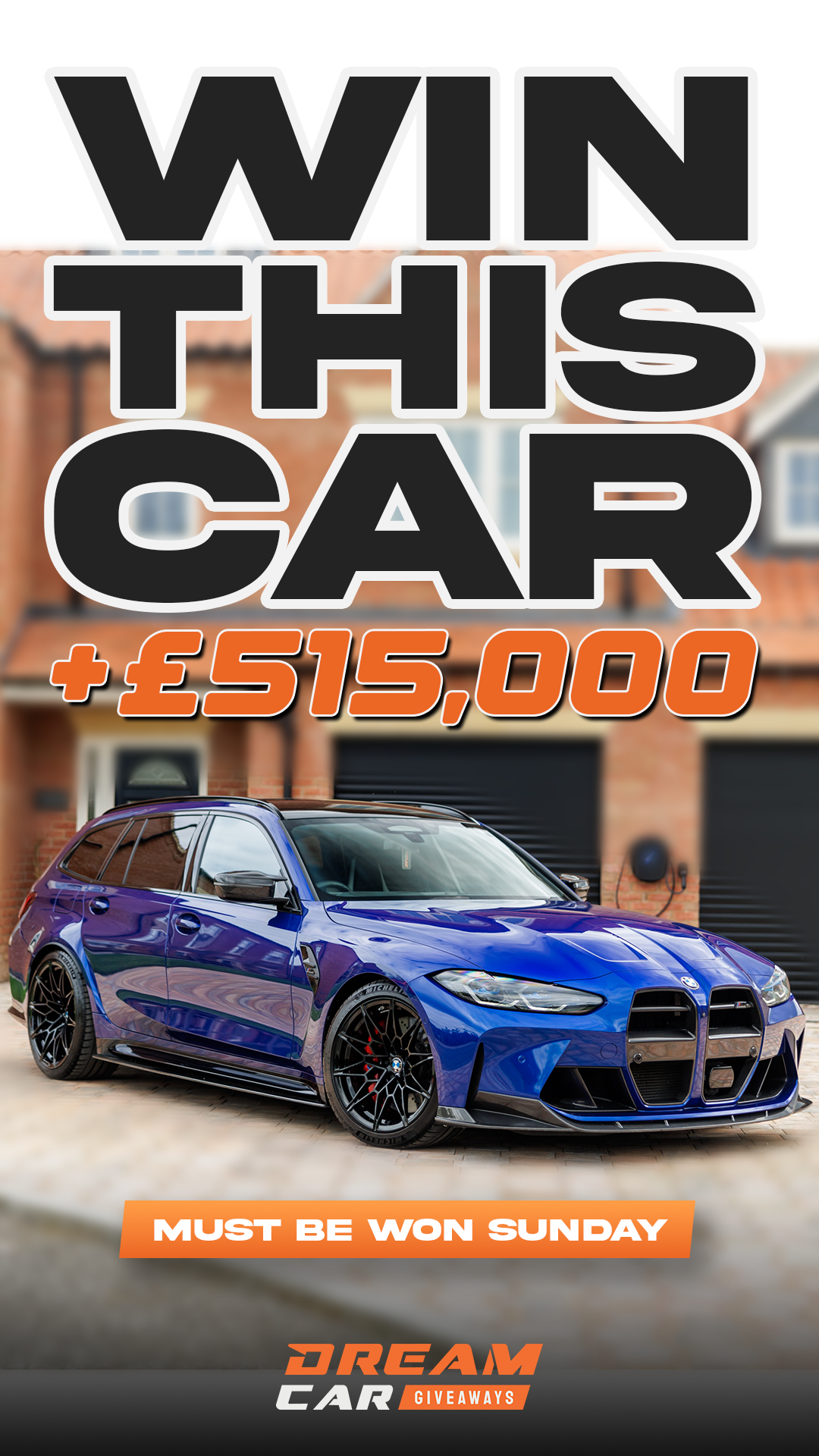 Dream Car Giveaways Facebook ad