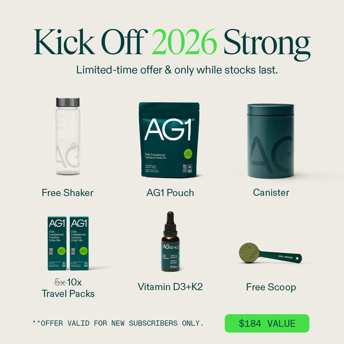 AG1 by Athletic Greens Facebook ad