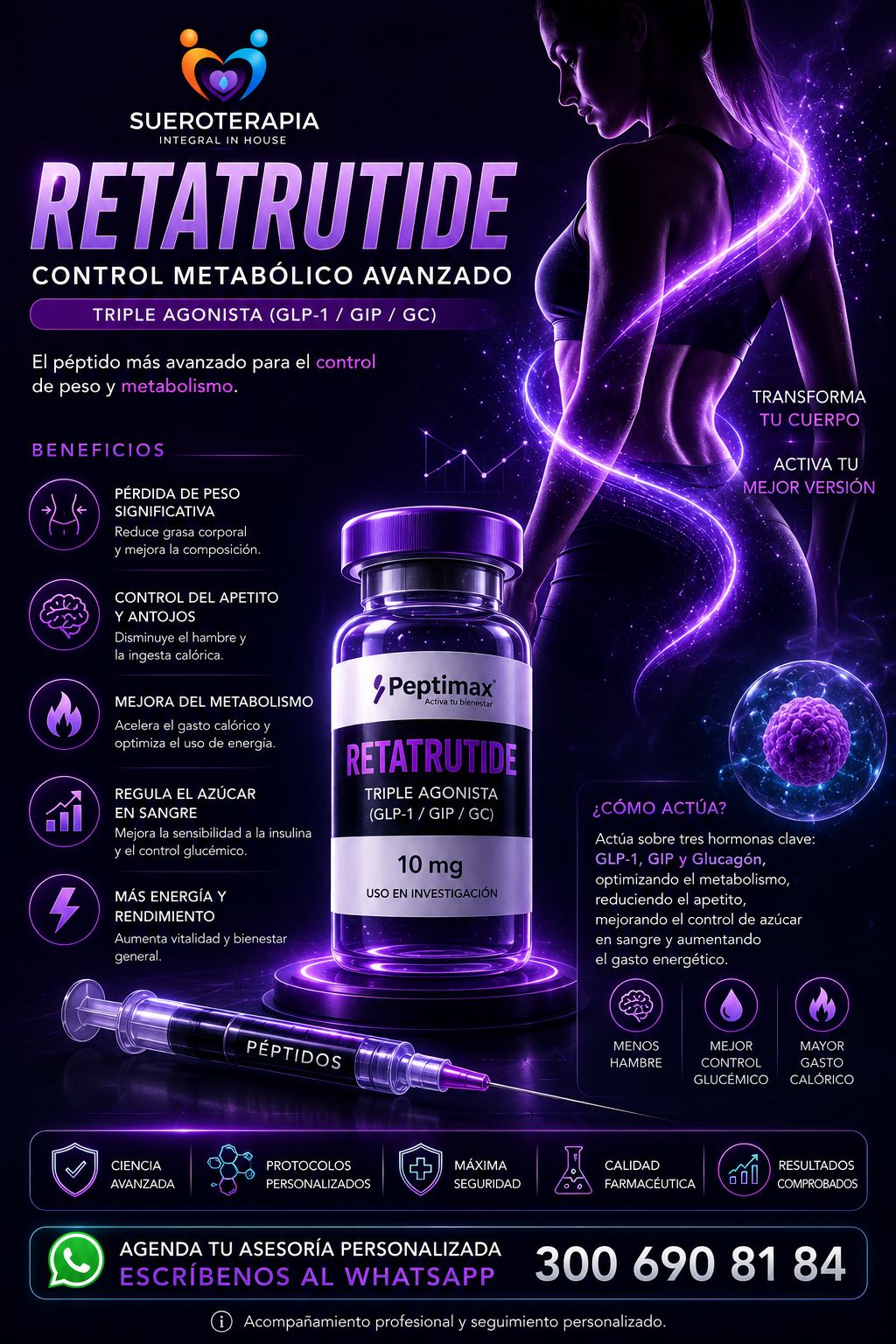 Sueroterapia Integral In House Facebook ad: Chatea con nosotros