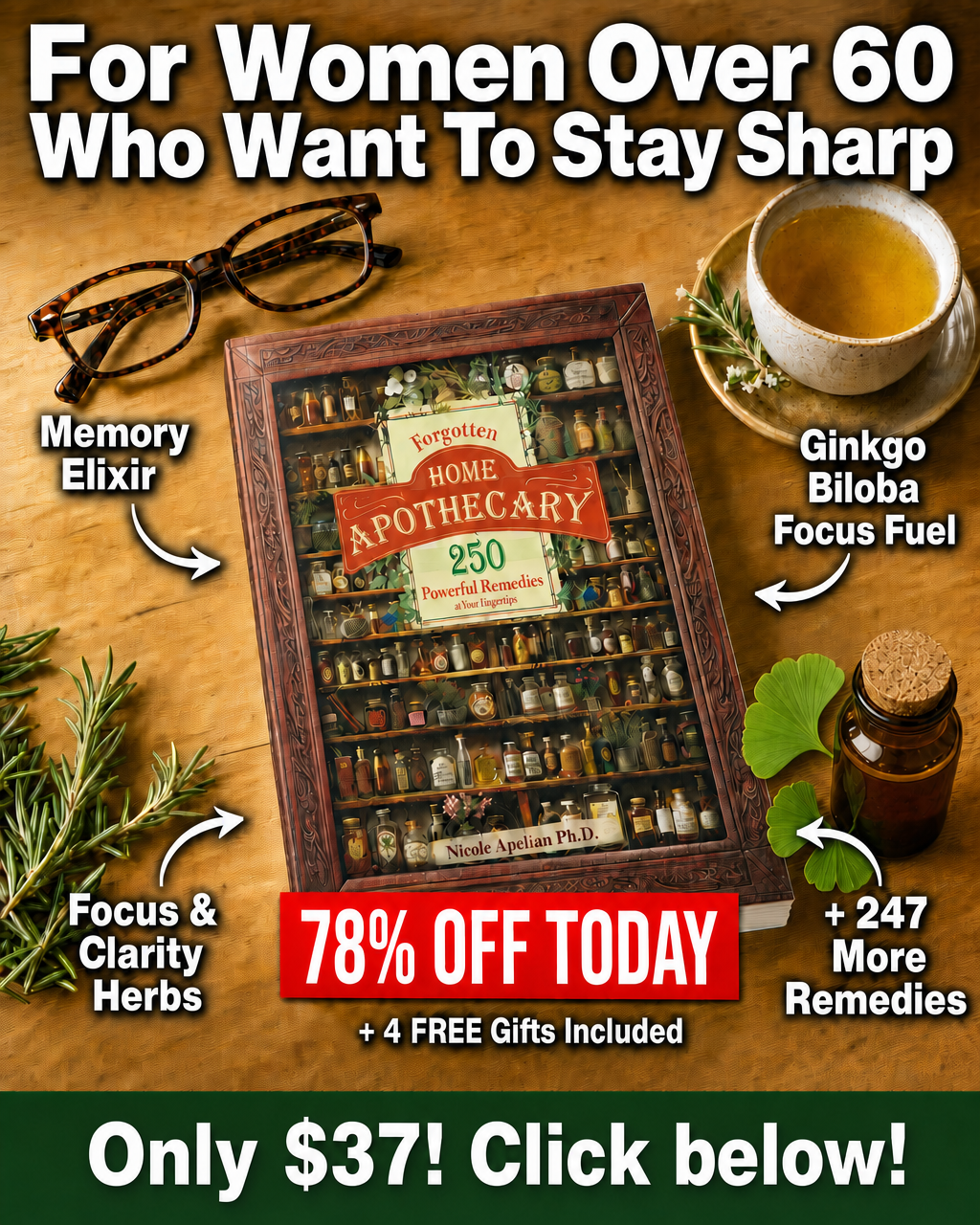 The Forgotten Home Apothecary Facebook ad