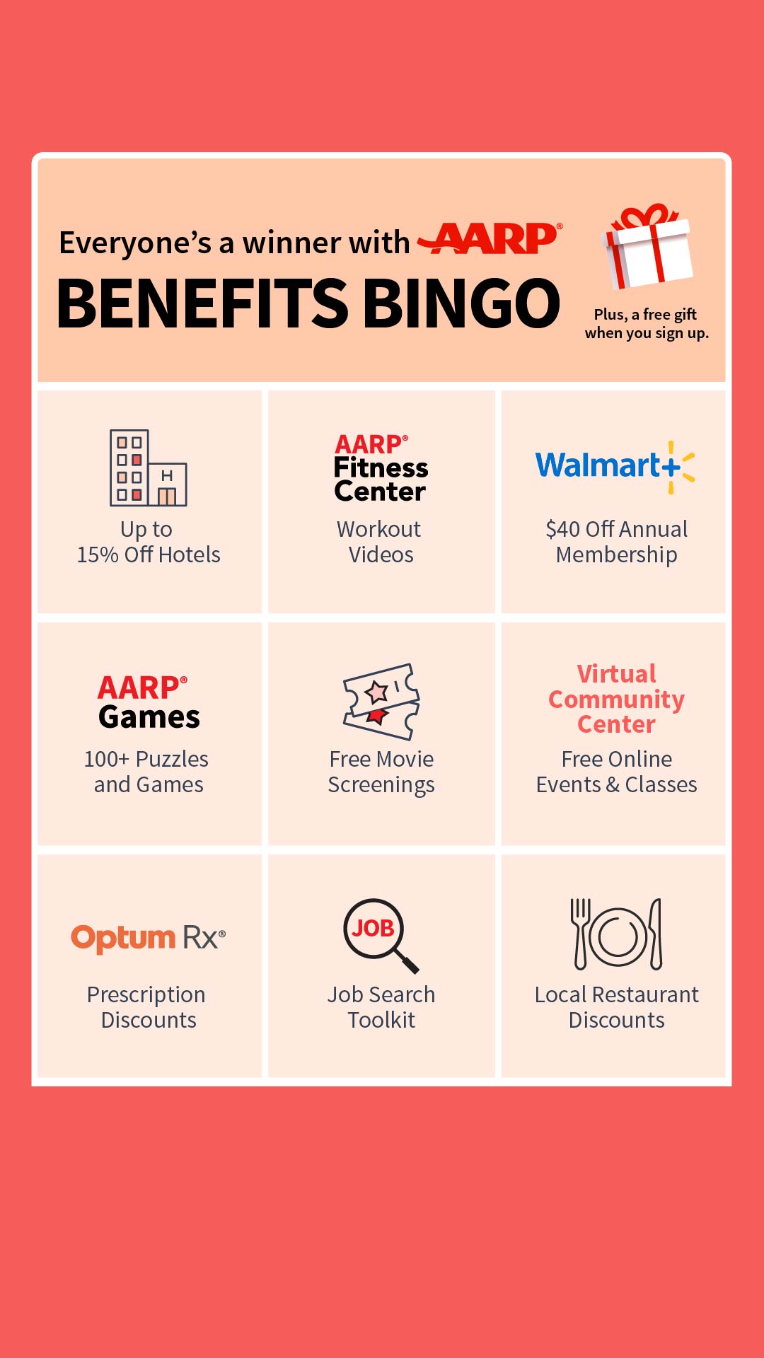 AARP Facebook ad